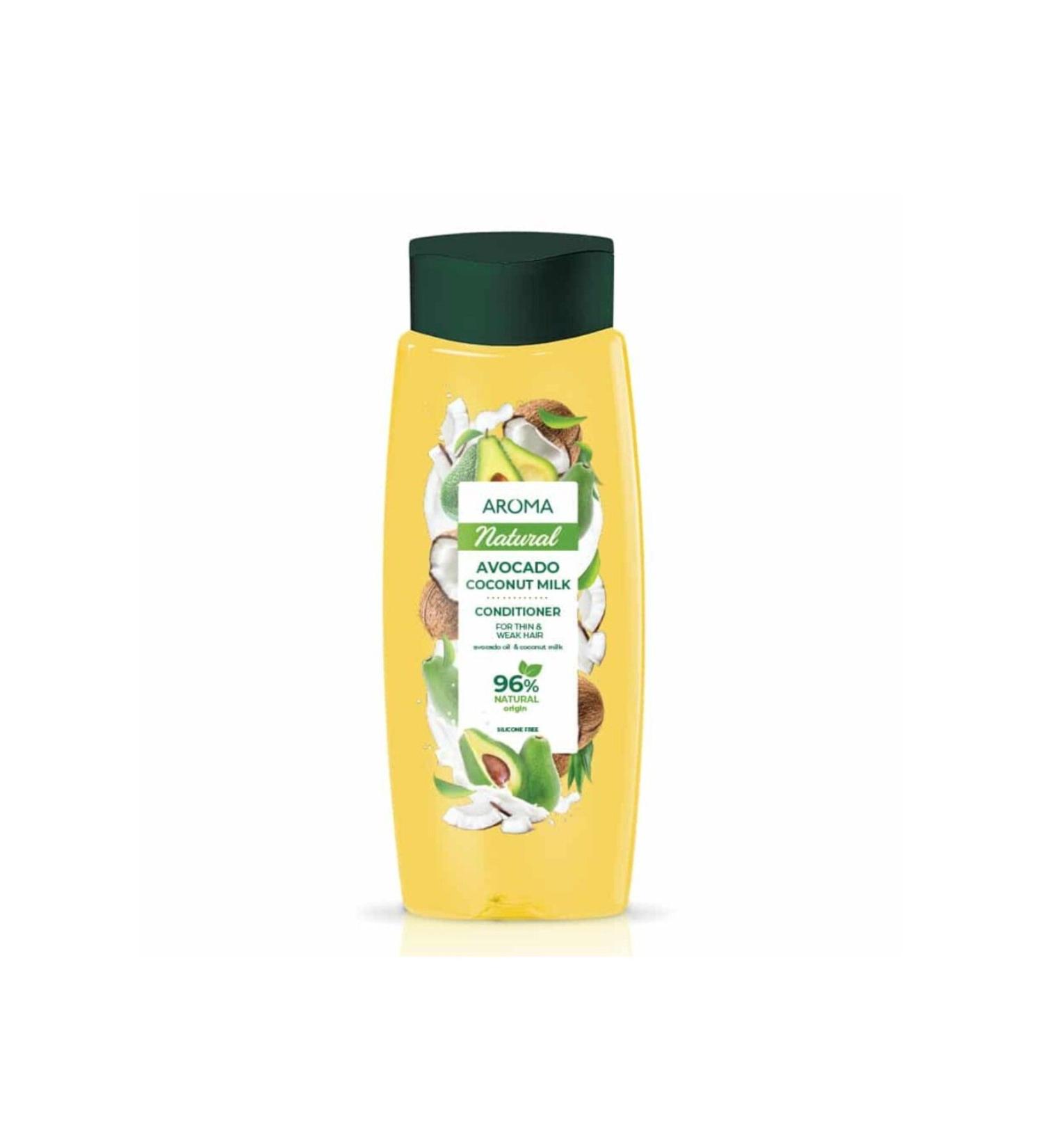 AROMA NATURAL AVOCADO COCONUT MILK & 96 HERBAL HAIR CREAM 400 ml