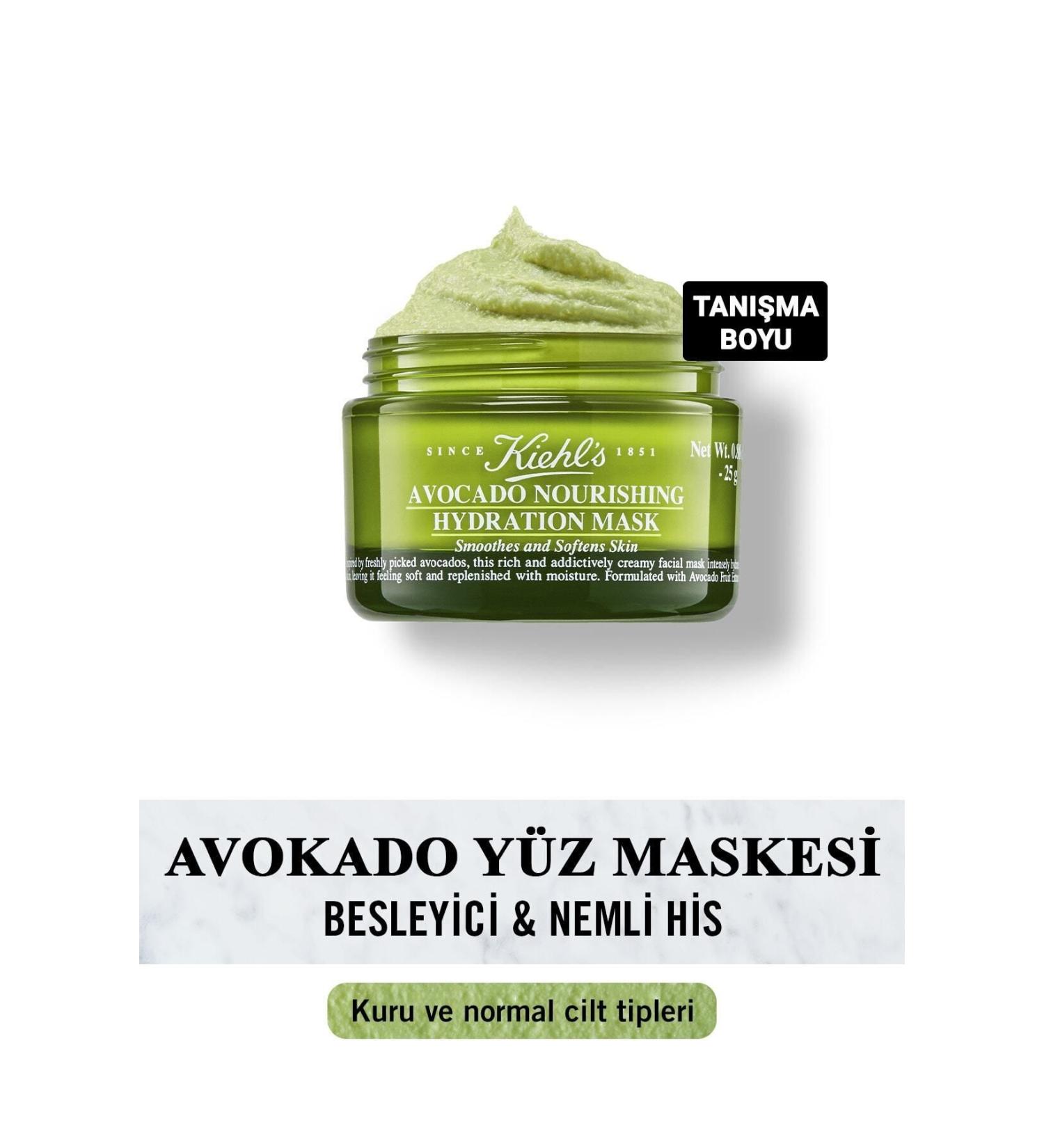 Kiehl's AVOCADO ILLUMINATING-SHINING MASK 25 GR DEMBA4218