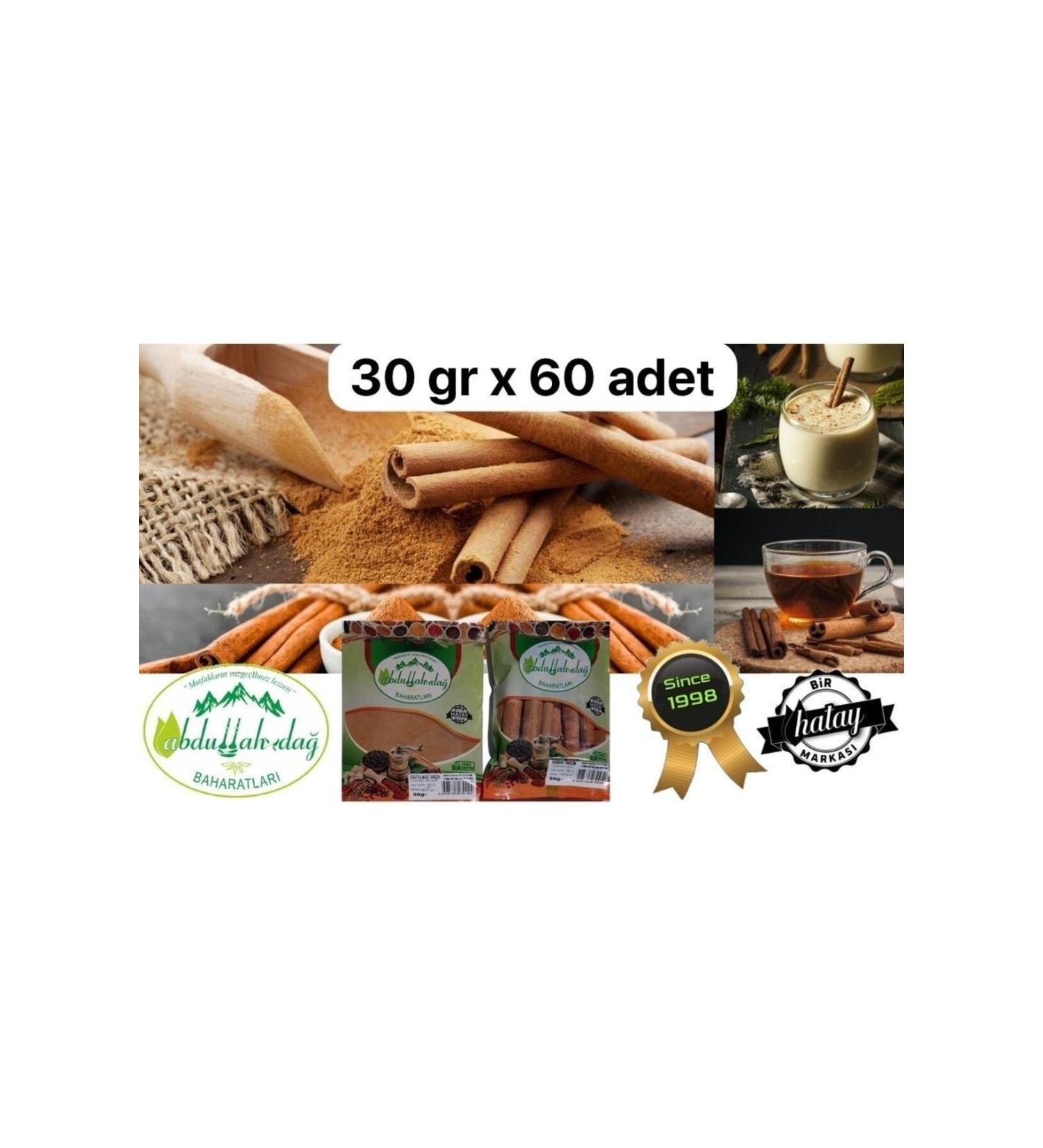 Hac o lu spice Hatay Local Cinnamon Ground Powder 30 gr x 60 pieces / pack