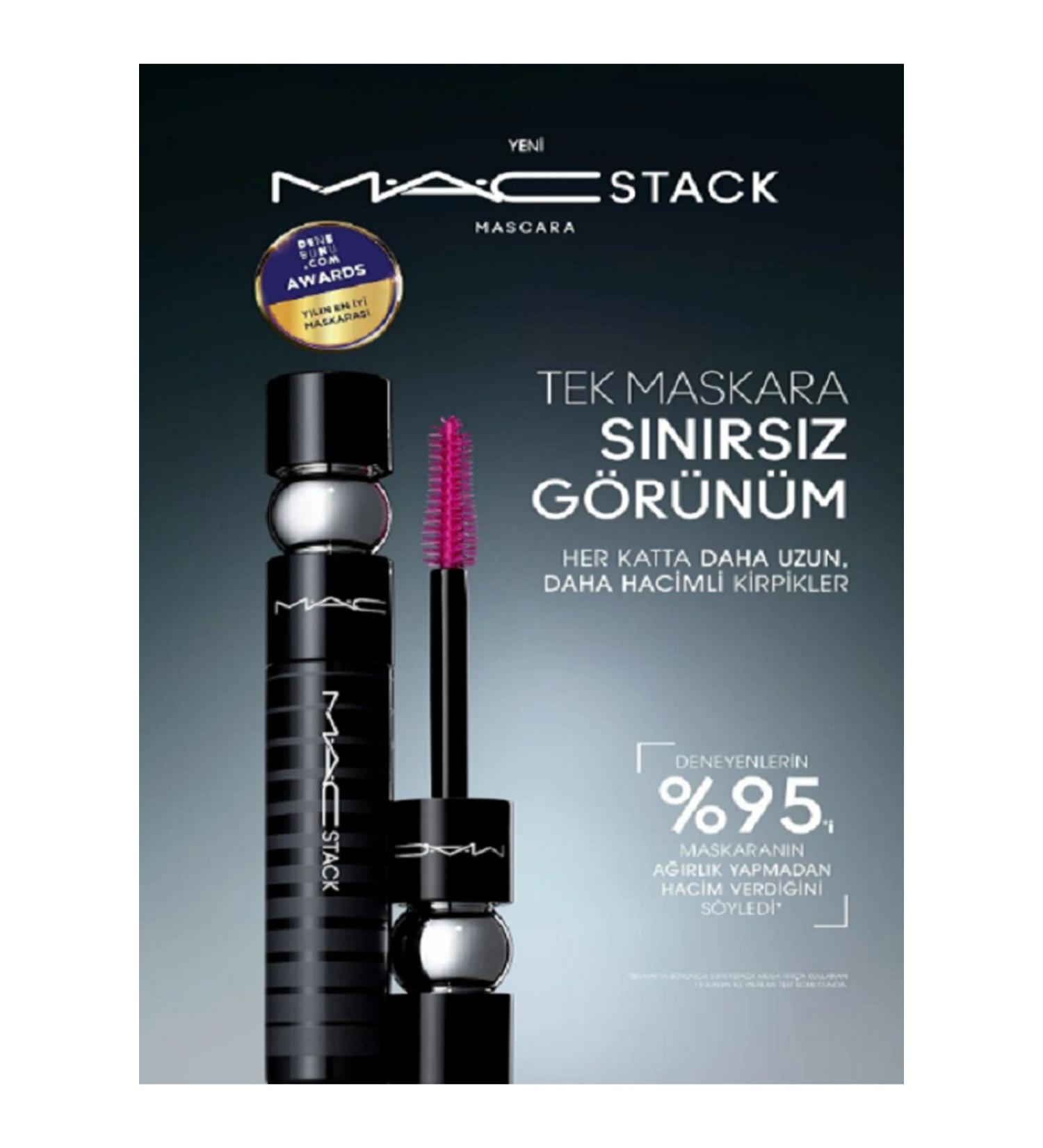 Mac SPRING DESIGN EYELASH VOLUMIZING M A C STACK MASCARA - 12ML - DEMBA4210