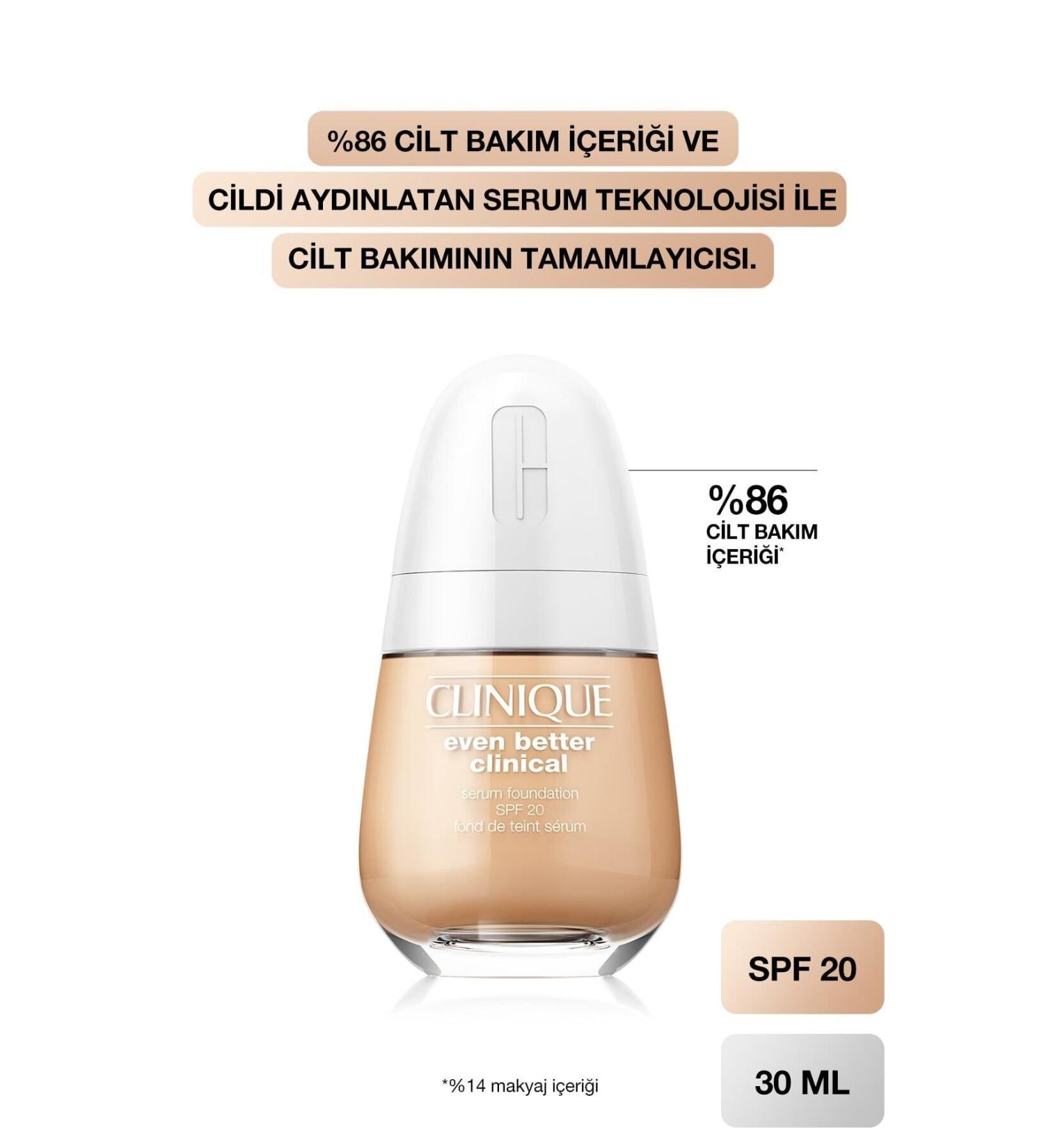 Clinique CN 52 NEUTRAL - EVEN BETTER CLINICAL INTENSE COLOR AND P GMENTED SERUM FOUNDATION SPF 20 PSSN2793 - Buy Online on GoSupps.com