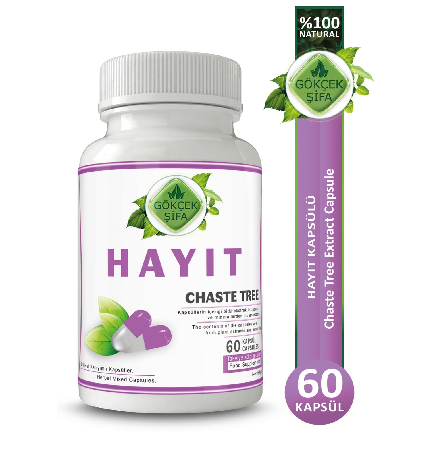 Gokcek Healing Chaste Tree Capsule - Buy Online on GoSupps.com