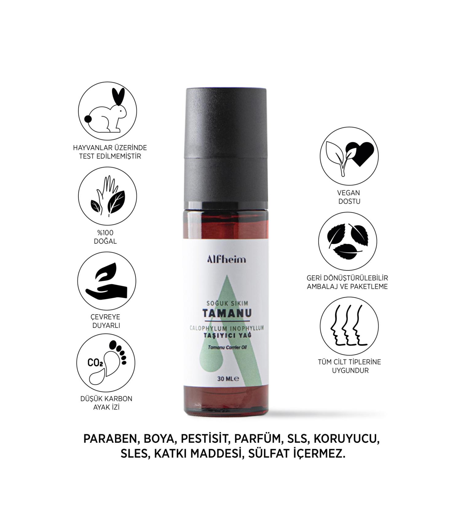 Alfheim Tamanu Oil/ Tamanu Oil/ Carrier Fixed Oil/ 30 Ml - Buy Online on GoSupps.com