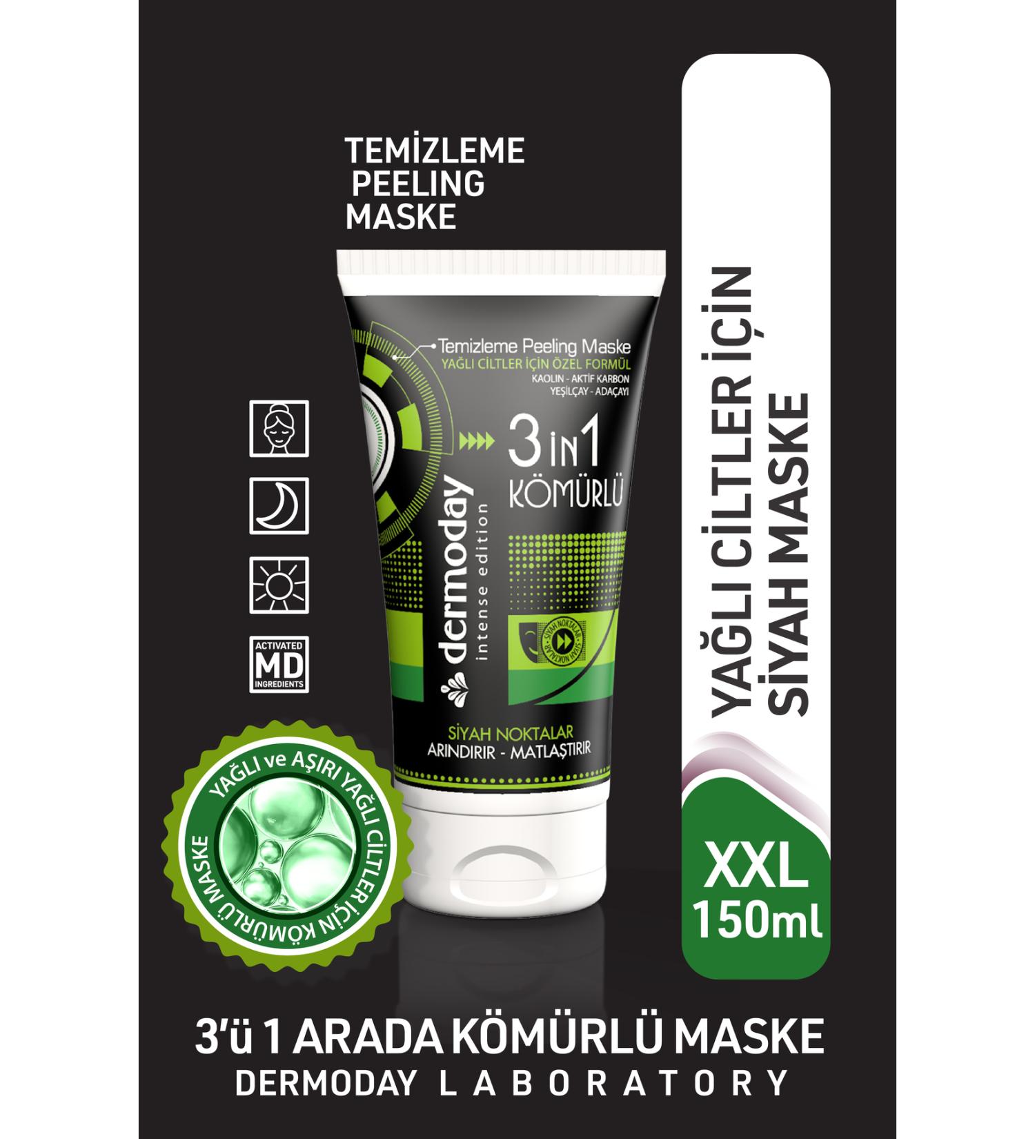 Dermoday 3 in 1 Charcoal Mask * Anti-Blackhead