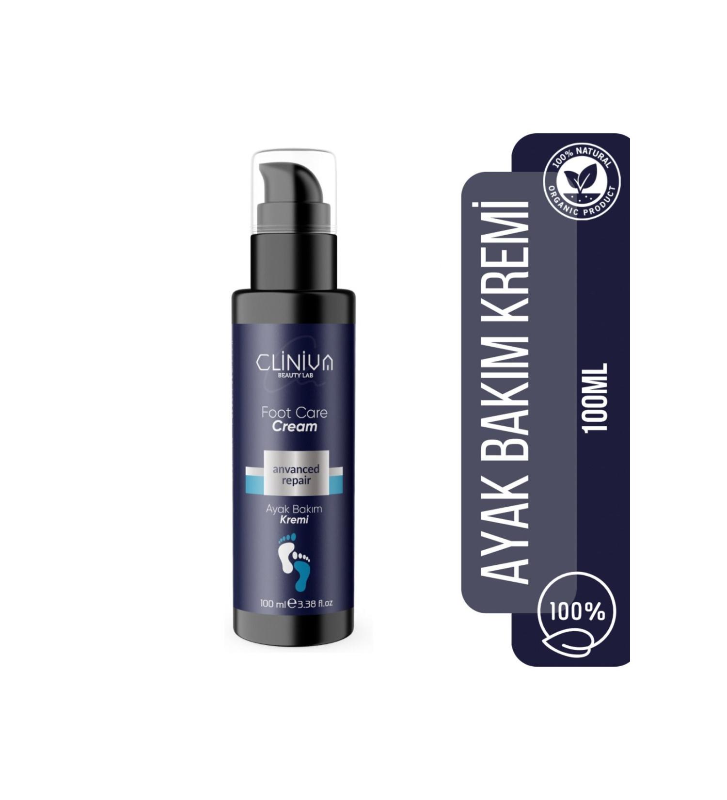 cliniva Moisturizing and Nourishing Foot Care Cream 100ml - Buy Online on GoSupps.com