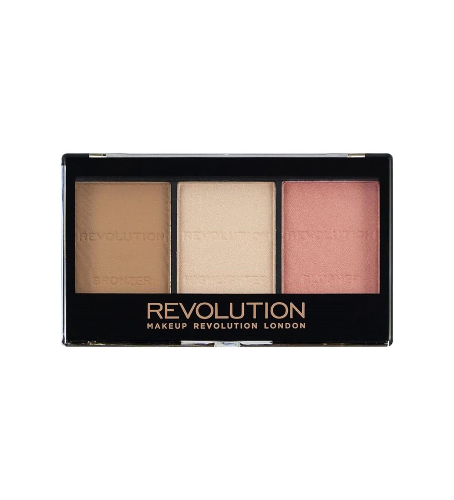 Revolution Brand: Revolution Ultra Sculpt 3 Color Contour Palette-Fair C01 - Buy Online on GoSupps.com