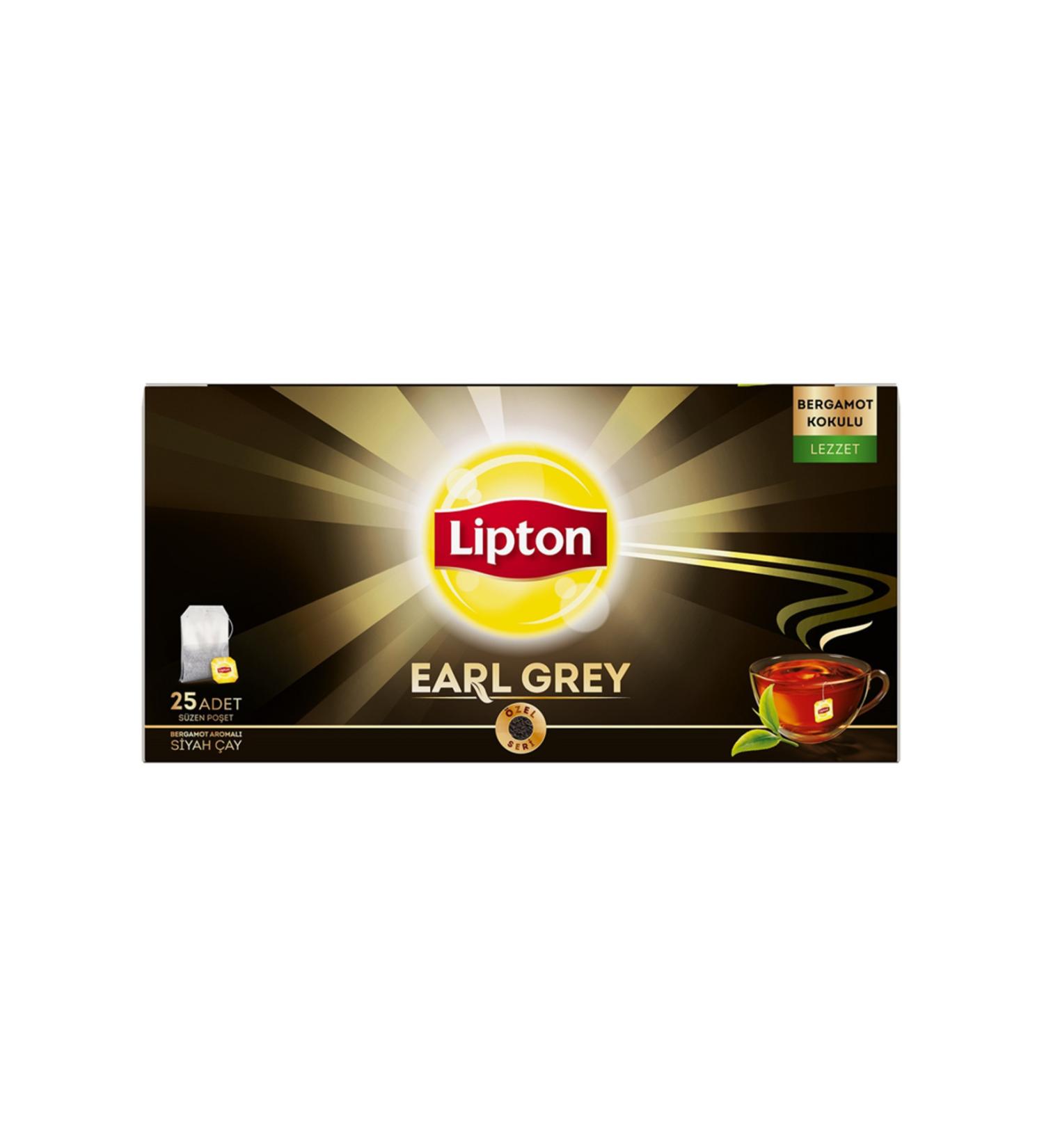 Lipton LIPTON CUP TEA BAGS 25 PIECES EARL GREY 2GR 70001159 12 PIECES
