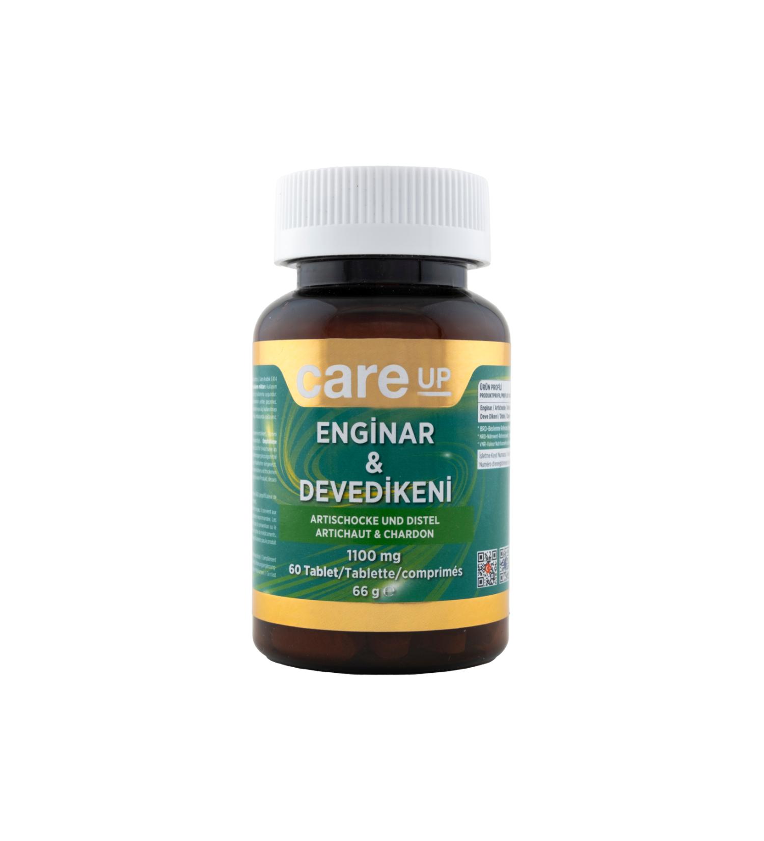 careup Herbal Tablets Containing Artichoke and Milk Thistle 60pcs