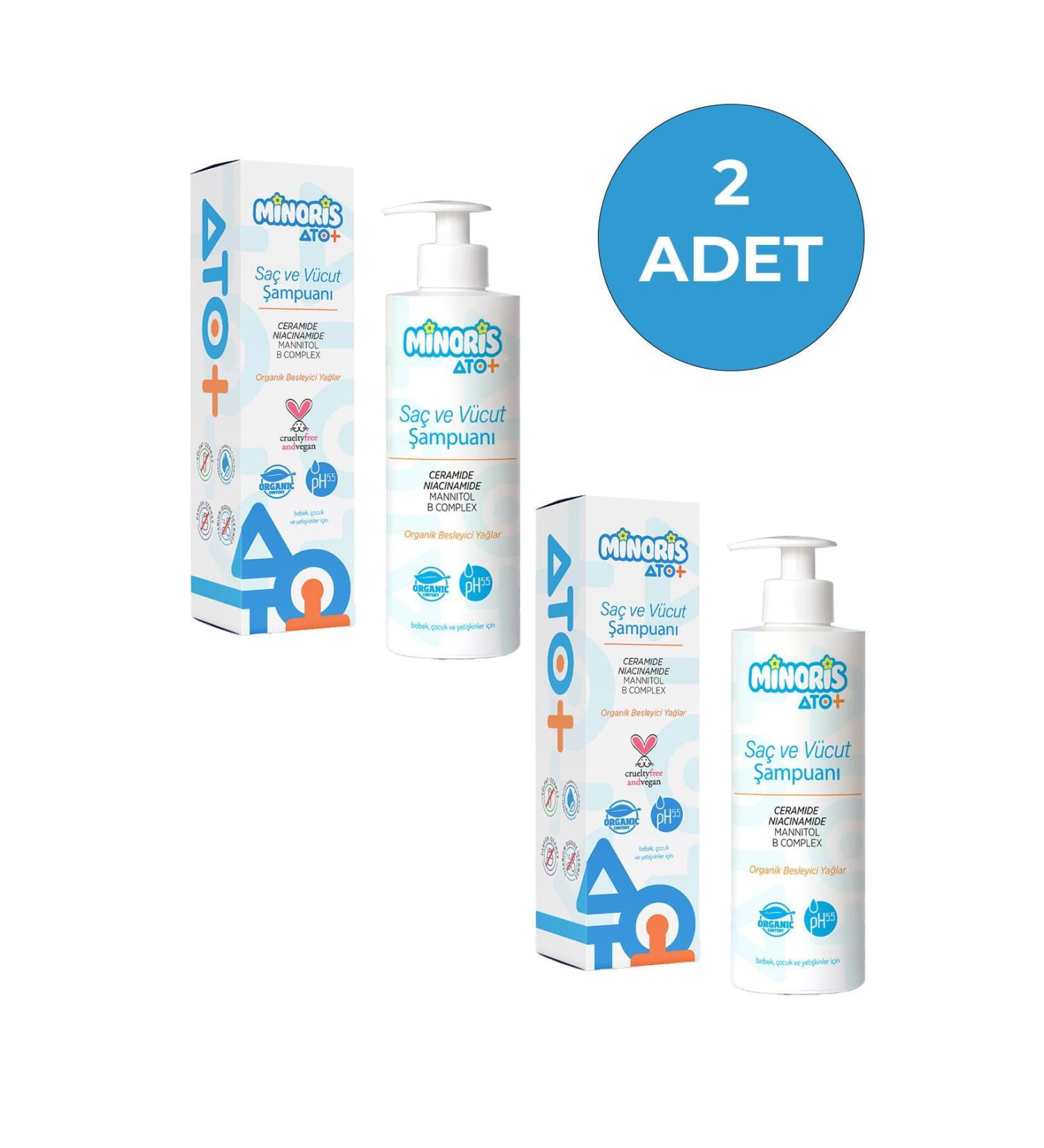 Minoris Ato+ Shampoo 400 ml X 2 PCS