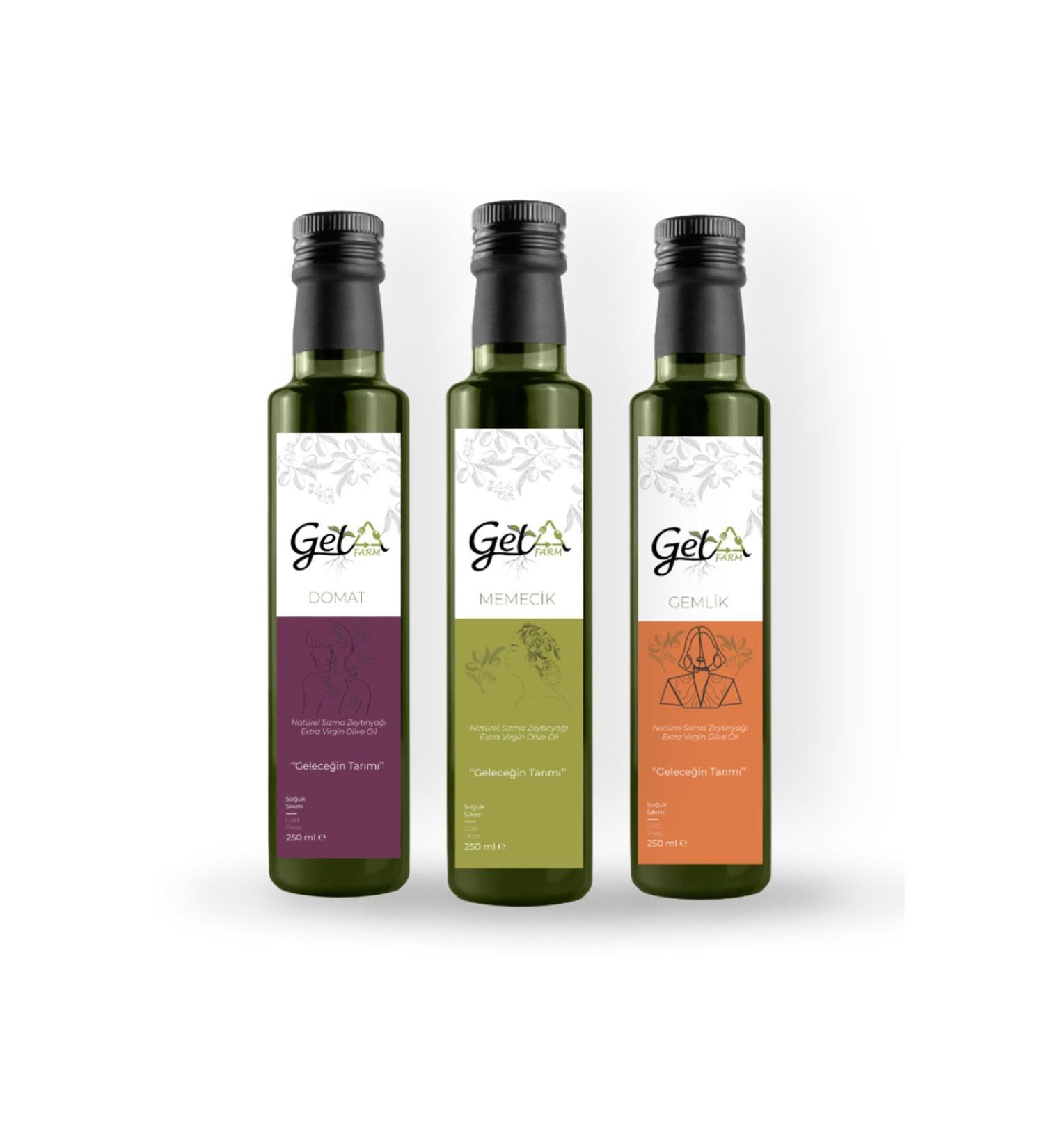 Geta Farm Tomato Memecik Gemlik Natural Extra Virgin Olive Oil Introduction Package - Buy Online on GoSupps.com