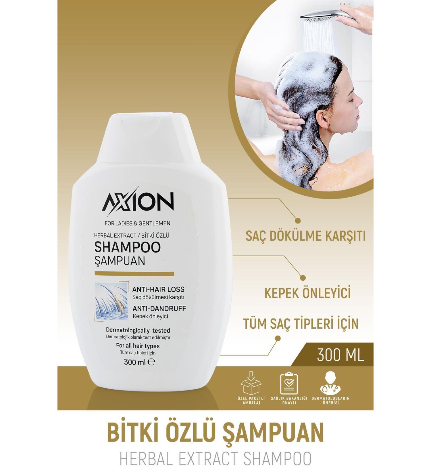 AXION ANTI-DANDRUFF EFFECTIVE 0 HERBAL SHAMPOO - Buy Online on GoSupps.com