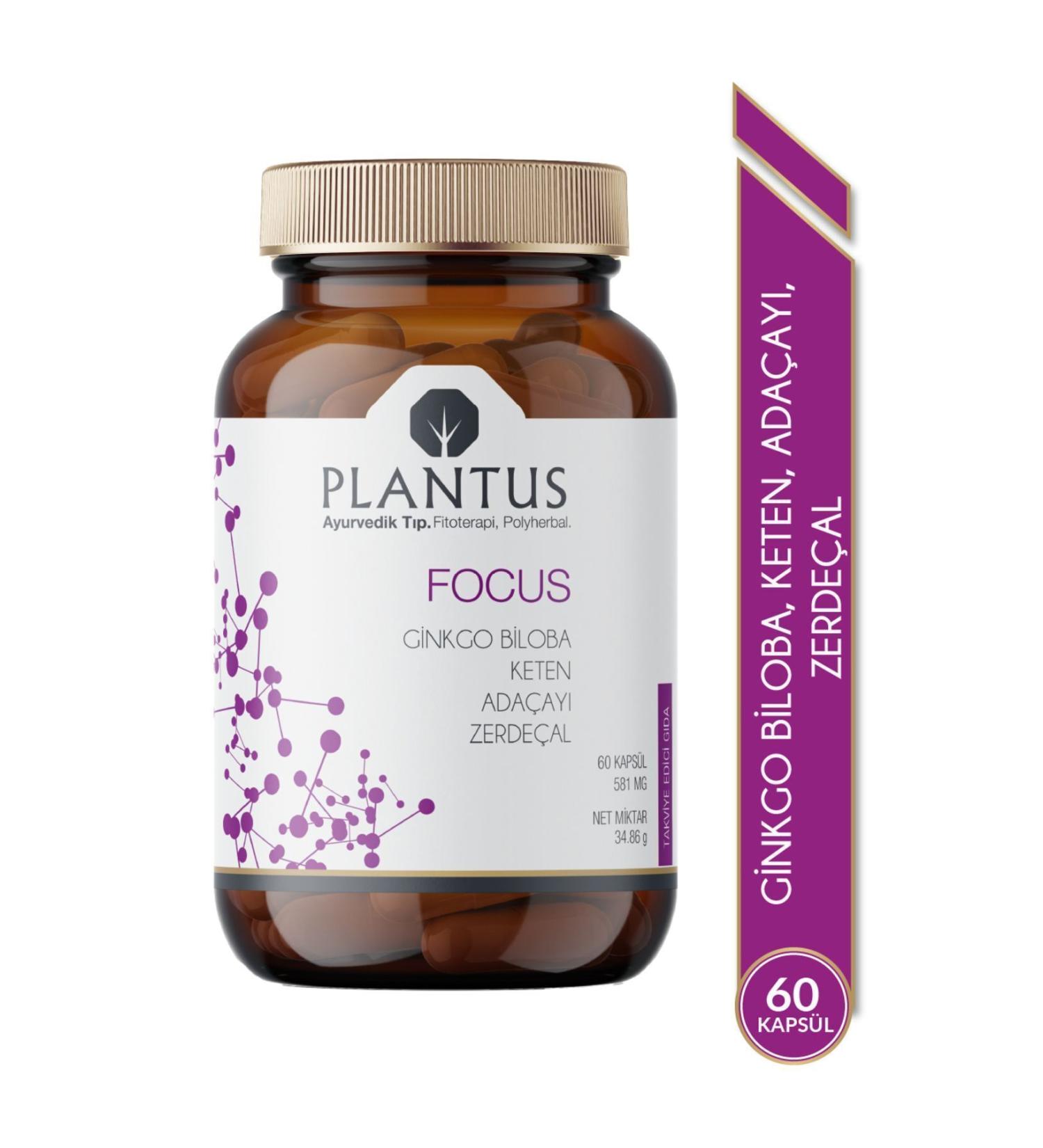 Plantus Focus Herbal Capsule - Support for Brain Health - Buy Online on GoSupps.com