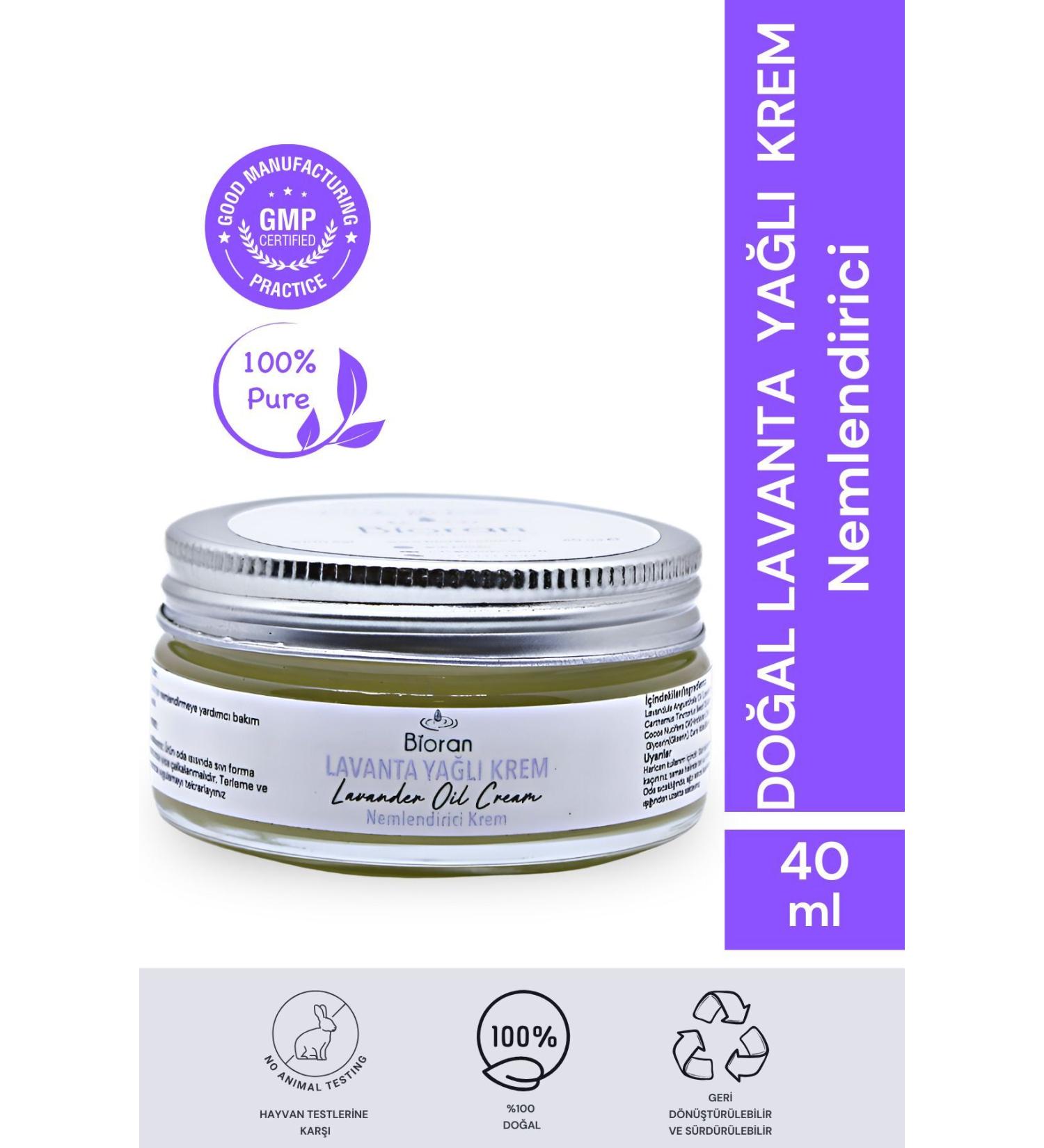 Super Deals myhome 01 Lavender Oil Intensive Care Cream 40 Ml.0 Natural