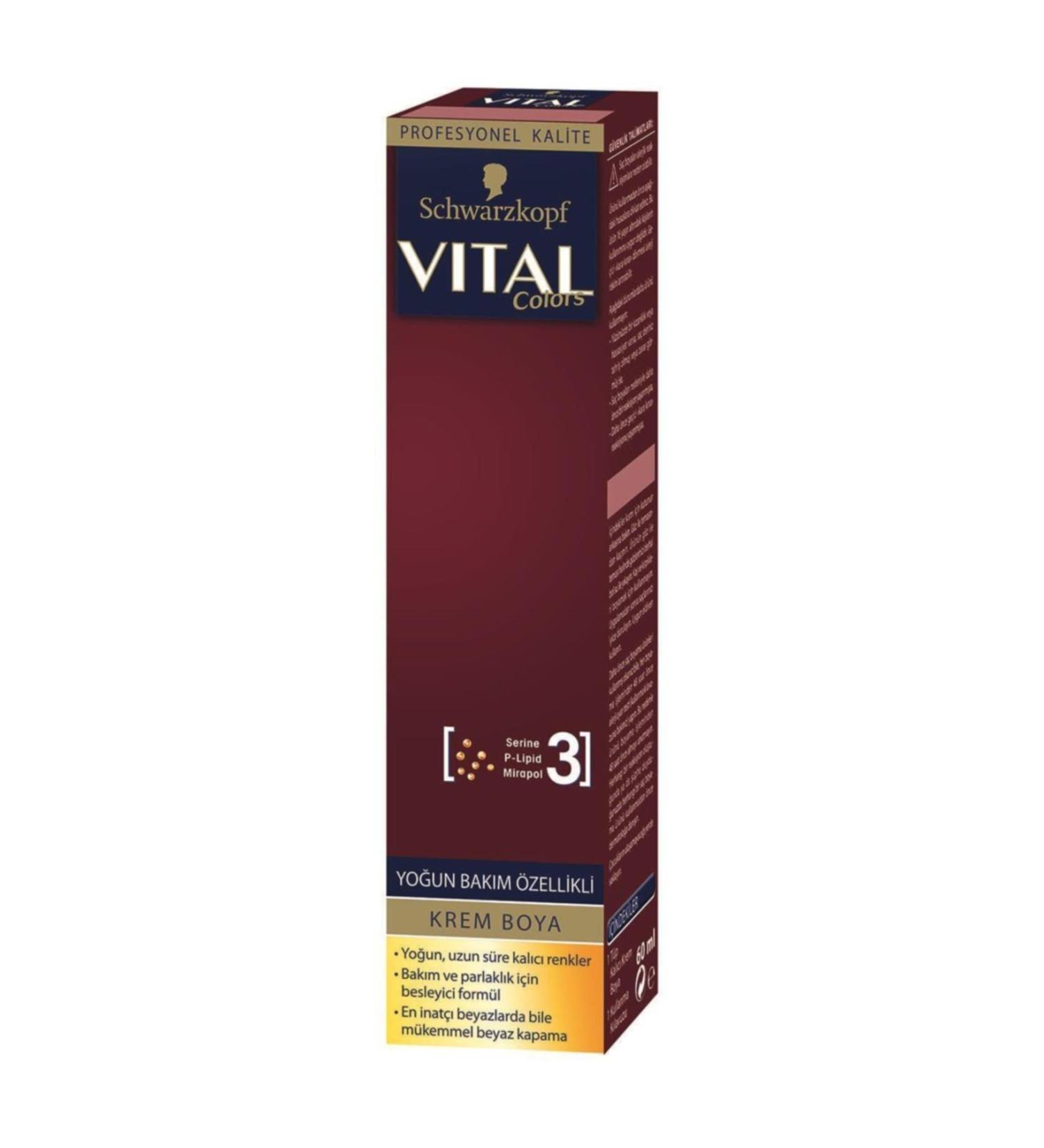 Vital Colors Cream Hair Dye P-11 Dark