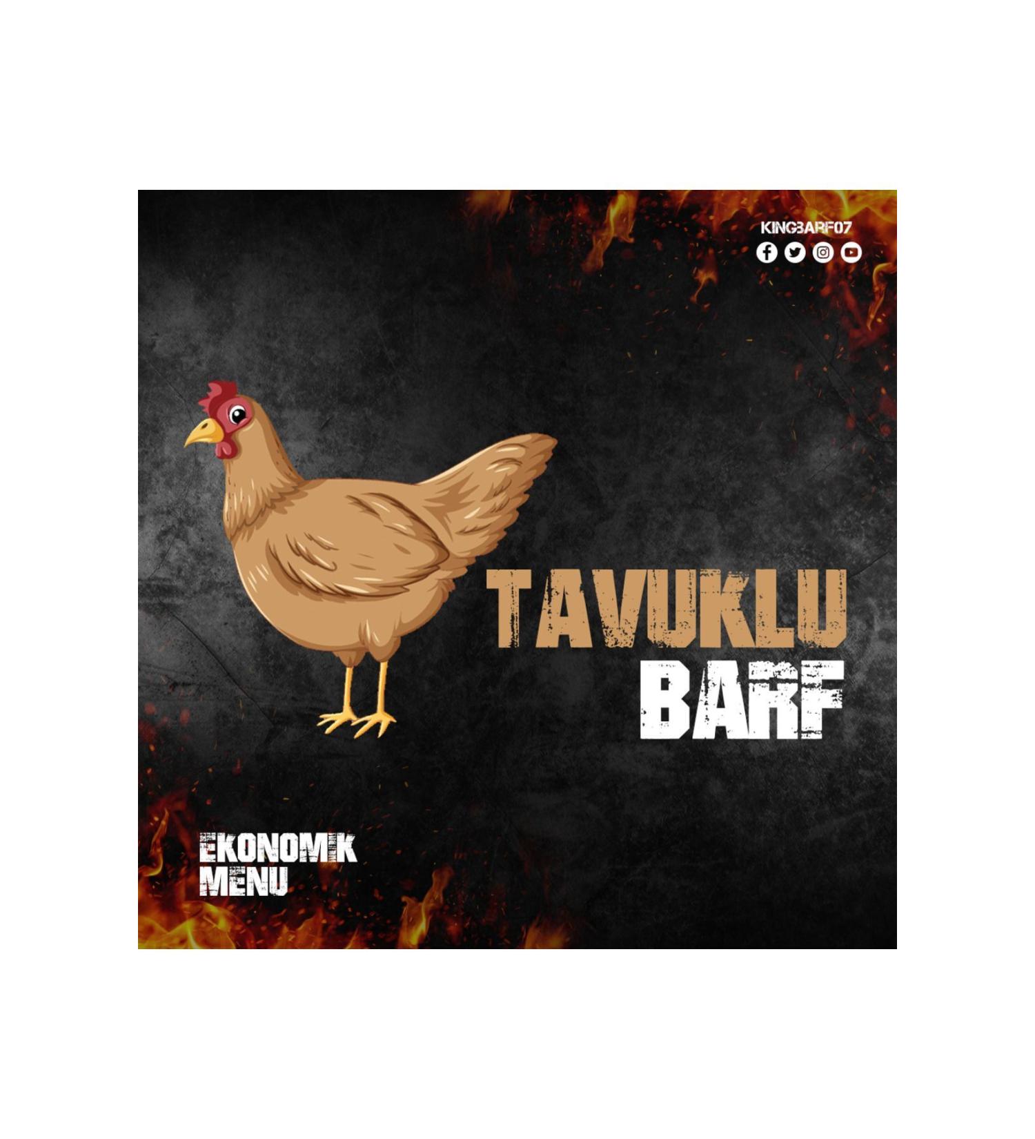 King Barf Chicken Barf 10 Kg / Economic Menu