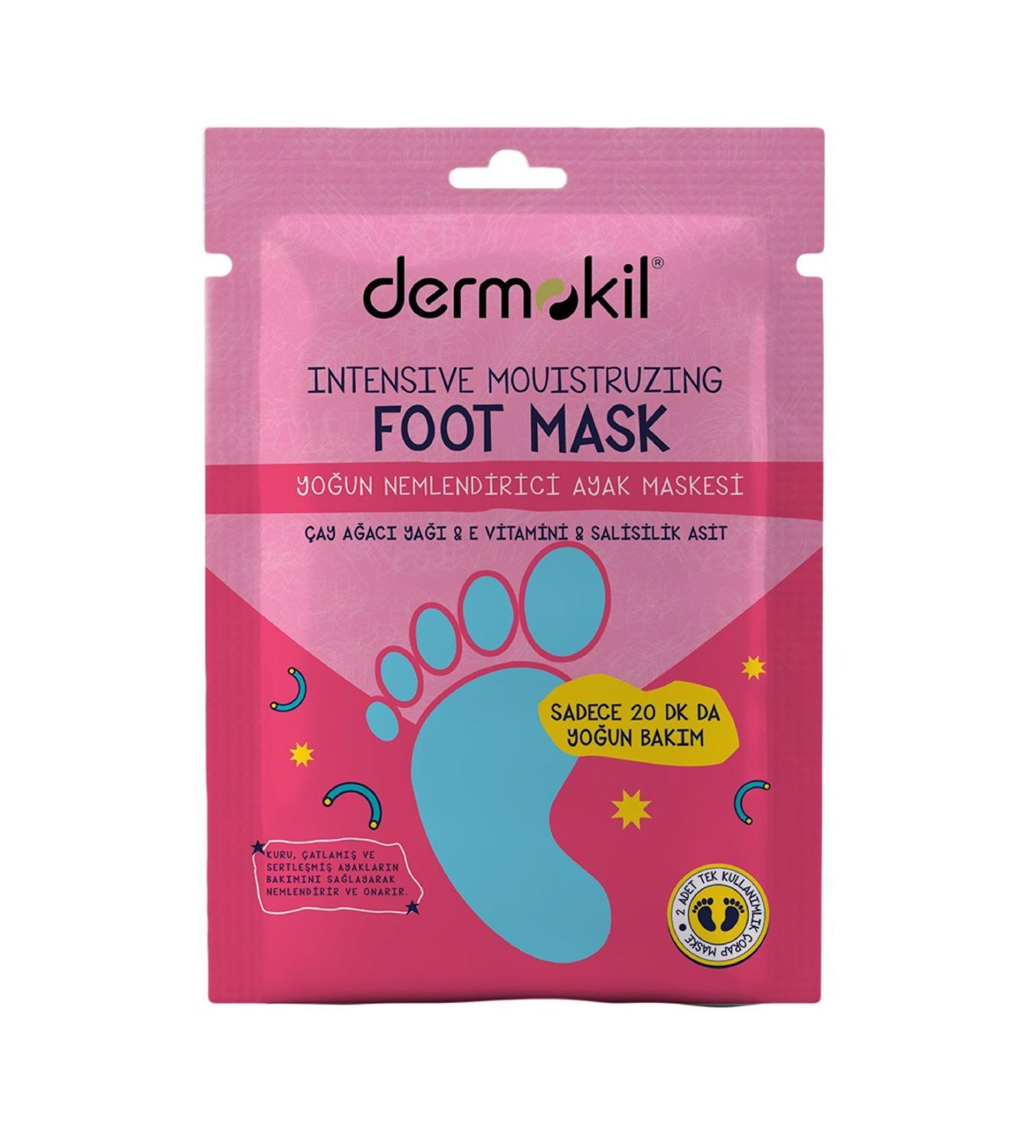 Dermokil Intensive Moisturizing Foot Mask 30 Ml - Buy Online on GoSupps.com