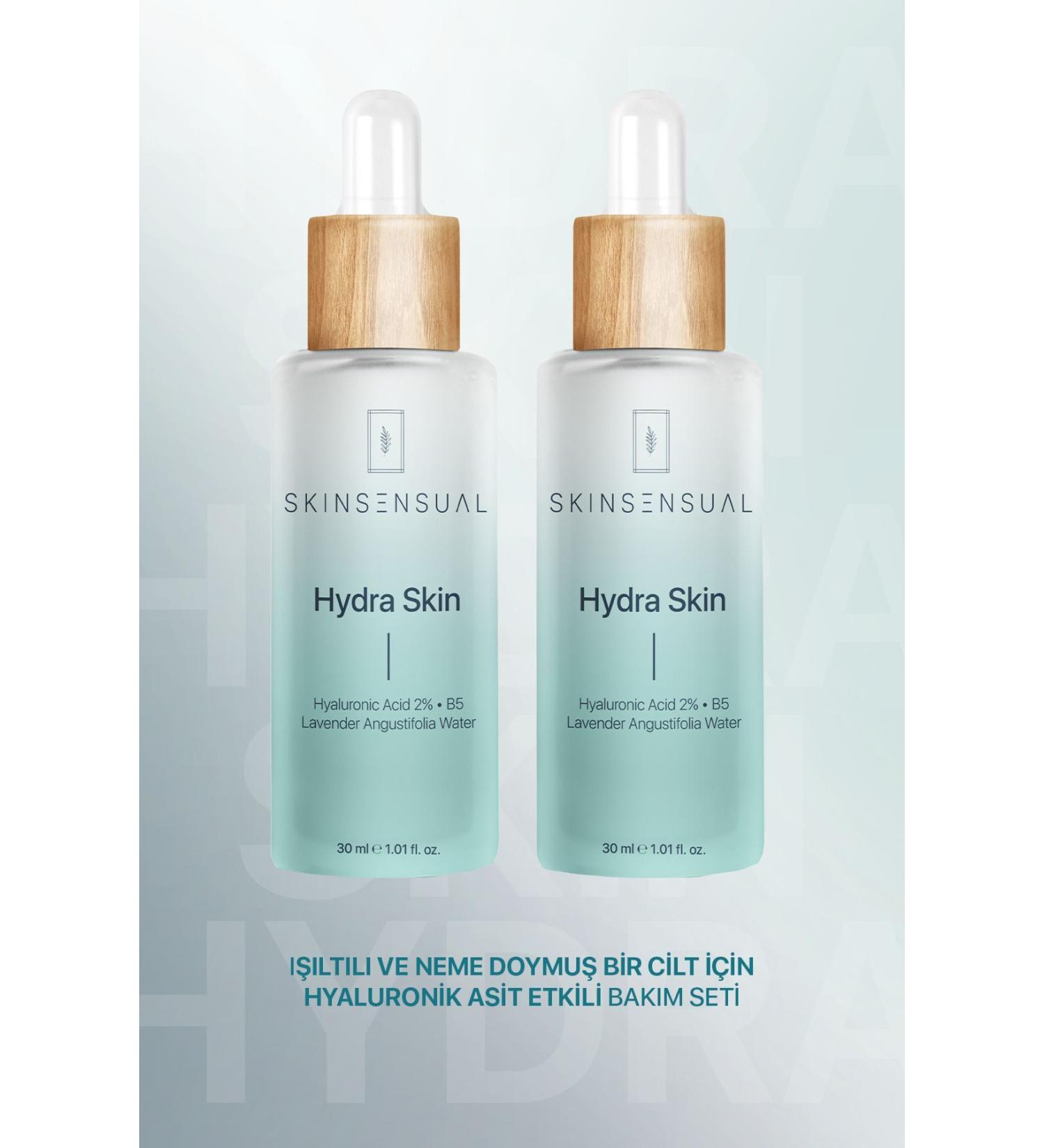 Skin Sensual Advantageous Hydra Skin (hyaluronic Acid 2%) Introduction Package | Intensive Moisture Serum 30 Ml + 30 Ml