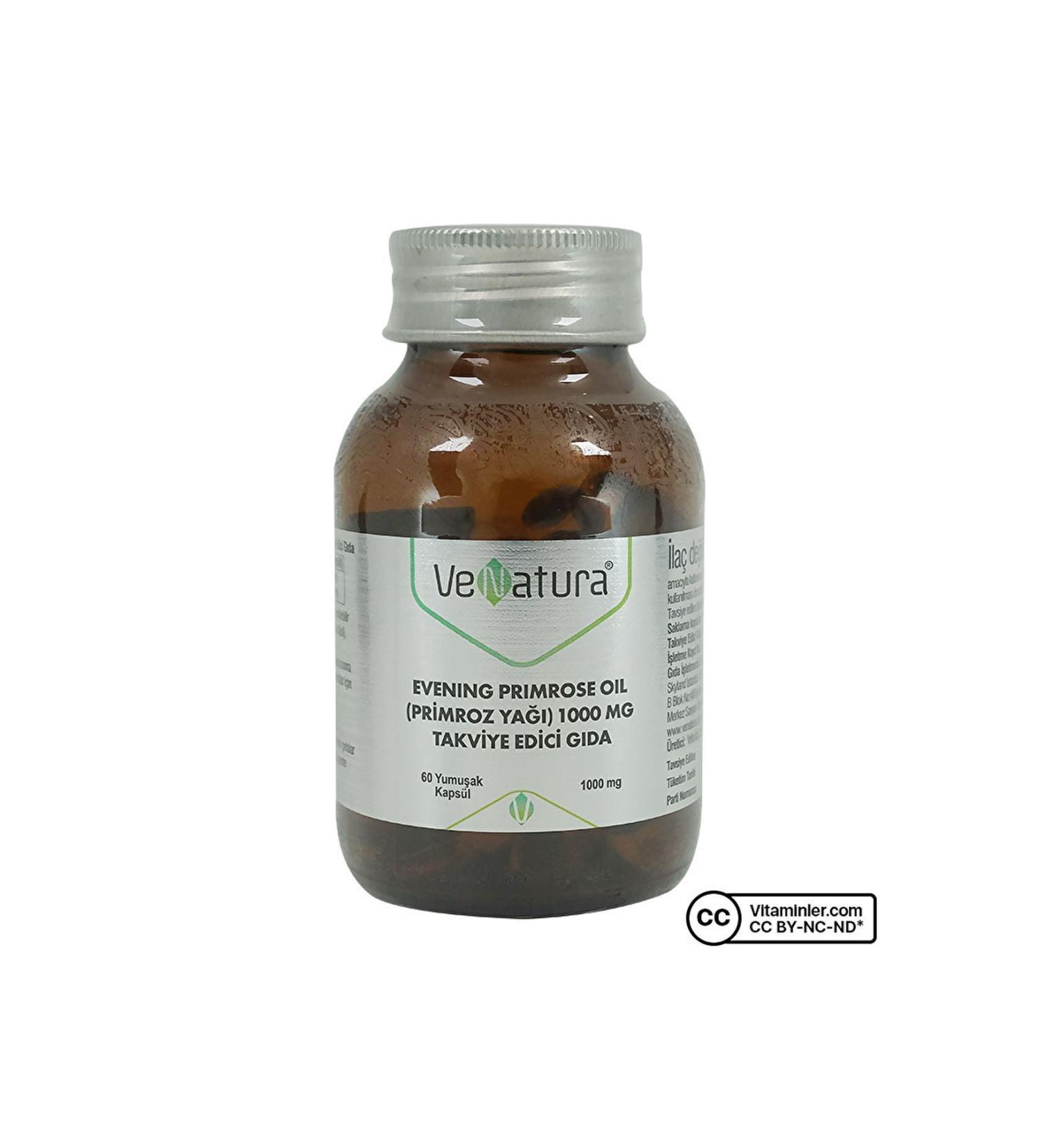 Venatura Evening Primrose Oil 1000 Mg 60 Capsules - Buy Online on GoSupps.com