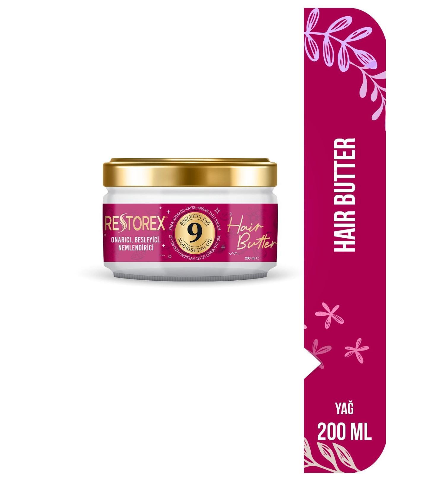 Restorex Hair Butter Botanical Complex Miraculous Hair Care Oil 200 ml - Buy Online on GoSupps.com