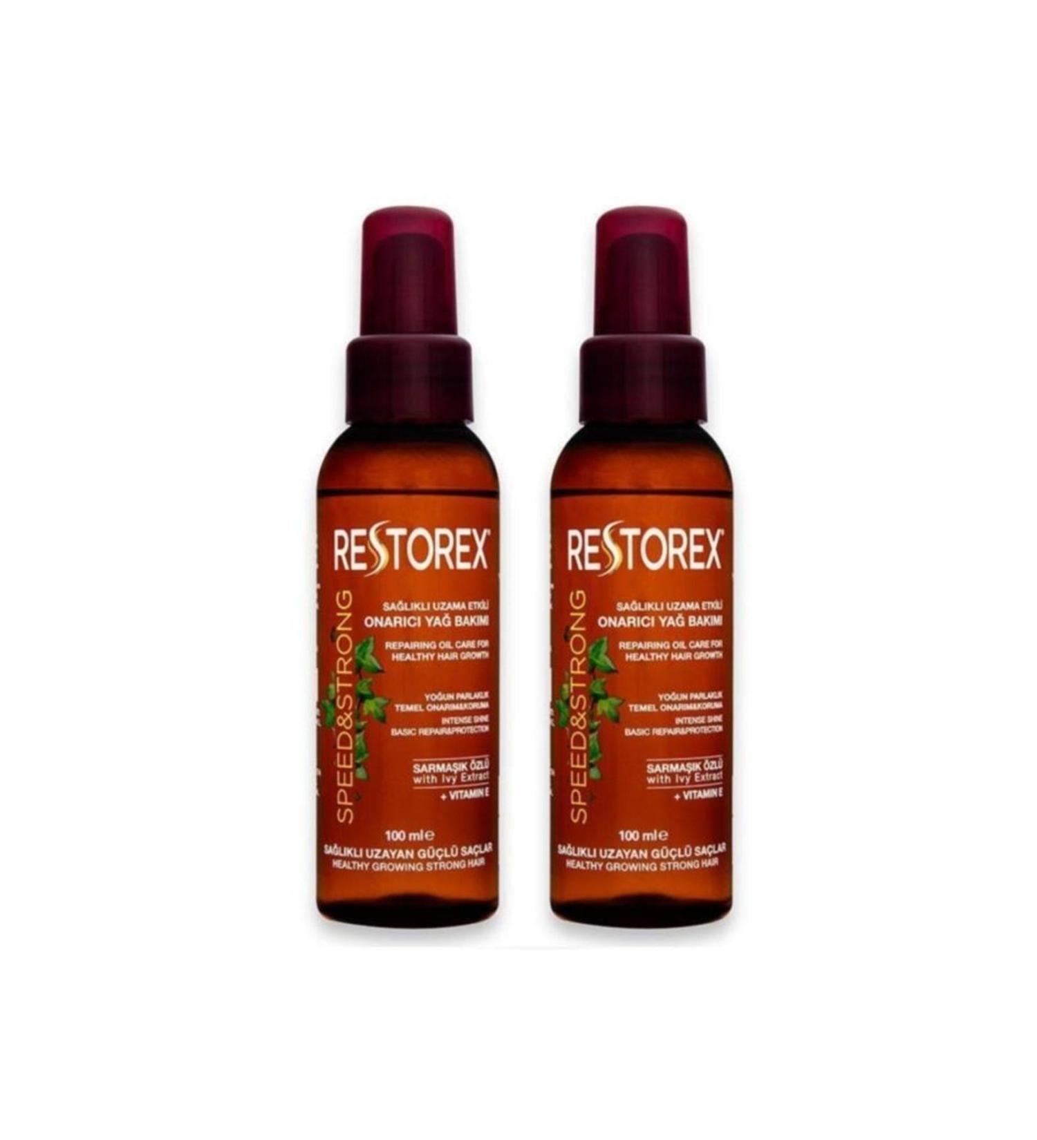 Restorex Speed&strong Repair Oil Care Ivy 100 ml X 2 Pieces