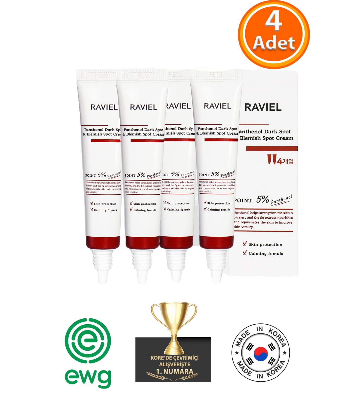 RAVIEL JUST ENOUGH Panthenol Dark Spot Blemish Cream Set (4 Pieces) - Buy Online on GoSupps.com