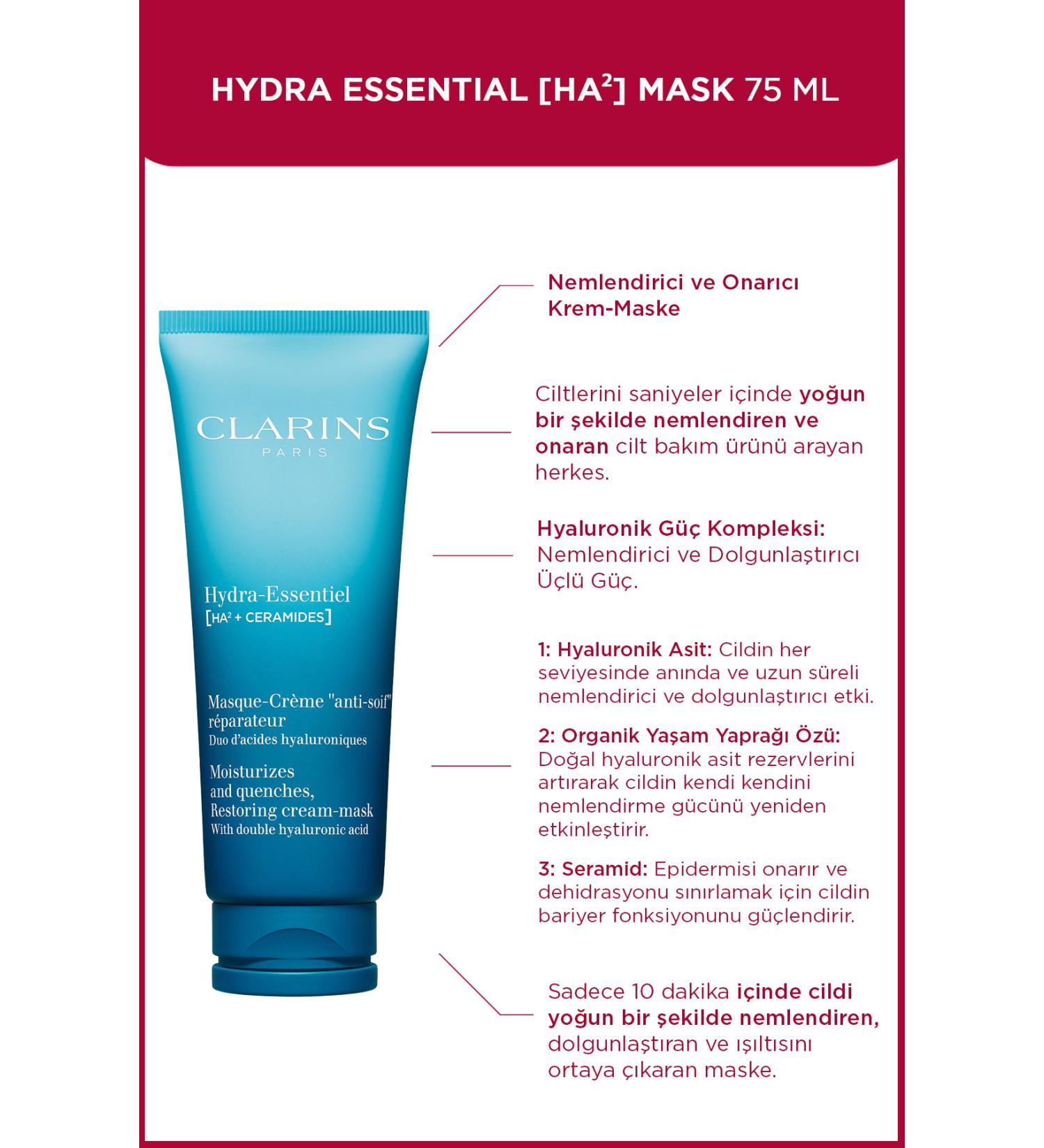 Clarins HYDRA ESSENTIAL HA MASK 75ML