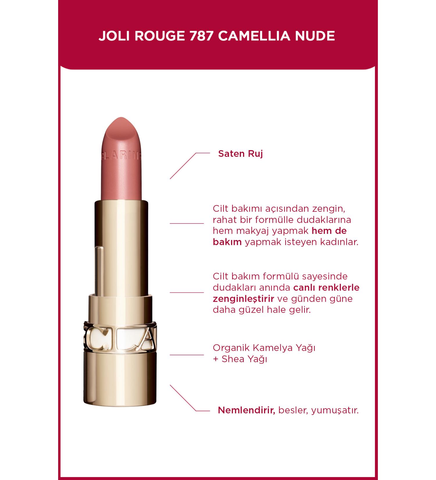 Clarins Joli Rouge 787 Camellia Nude
