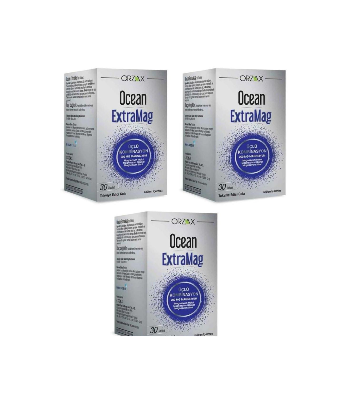 Ocean EXTRAMAG 30 TABLET x3