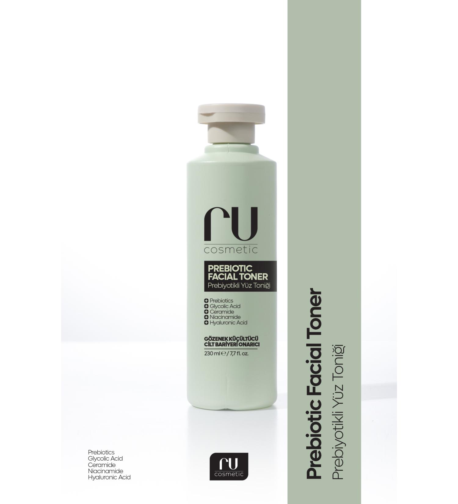 ru cosmetic Prebiotics Glycolic Acid Salicylic Ceramide Facial Toner Pore Skin Barrier 230 ml - Buy Online on GoSupps.com