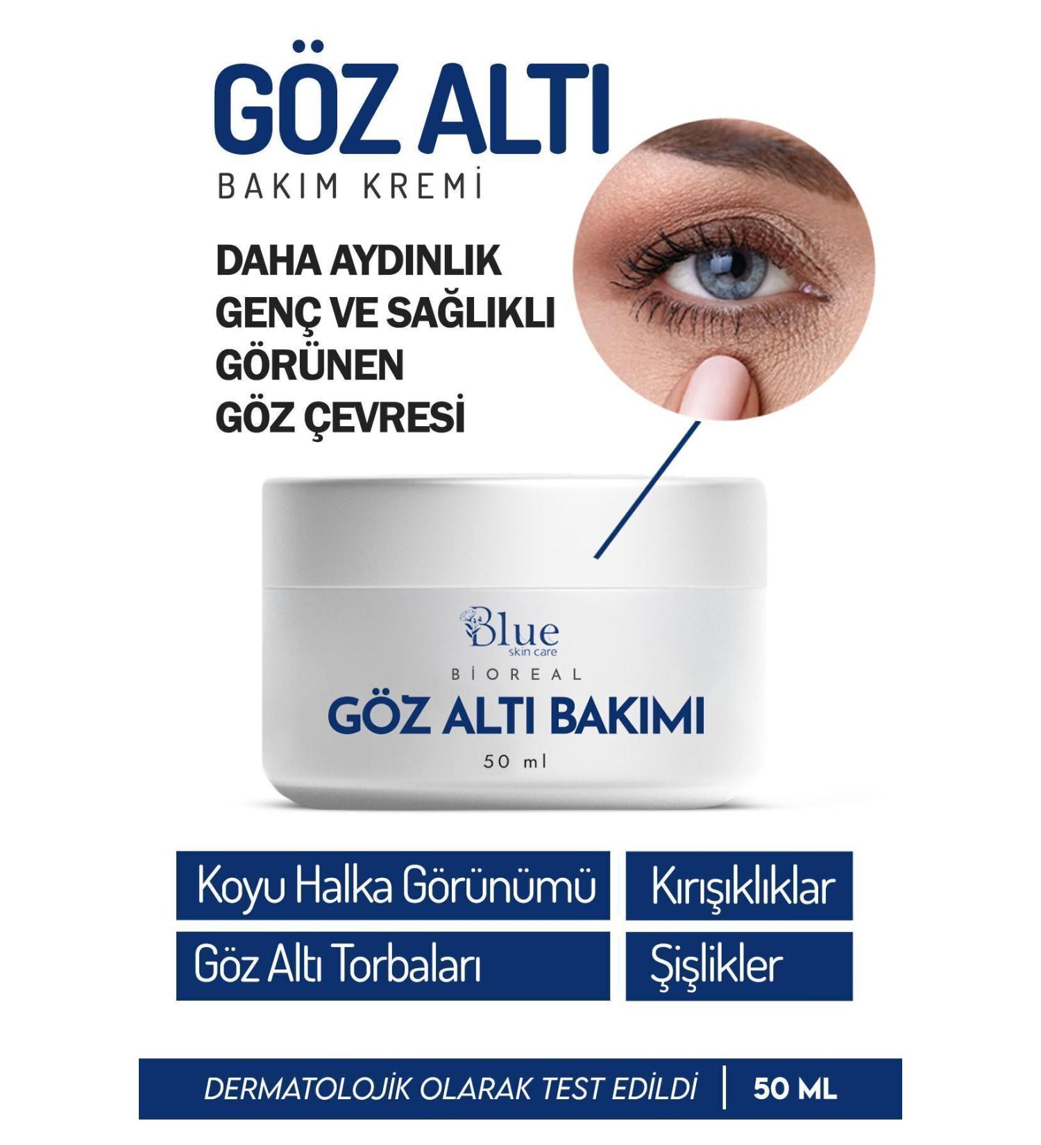 B OREAL Anti-Wrinkle Dark Circle Moisturizing Eye Cream 50 Ml For Under Eyes and Surrounding Areas