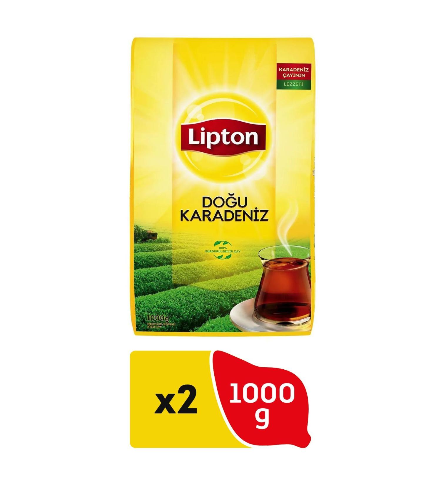 Lipton Eastern Black Sea Loose Tea 1000 gr X 2 Pieces - Buy Online on GoSupps.com