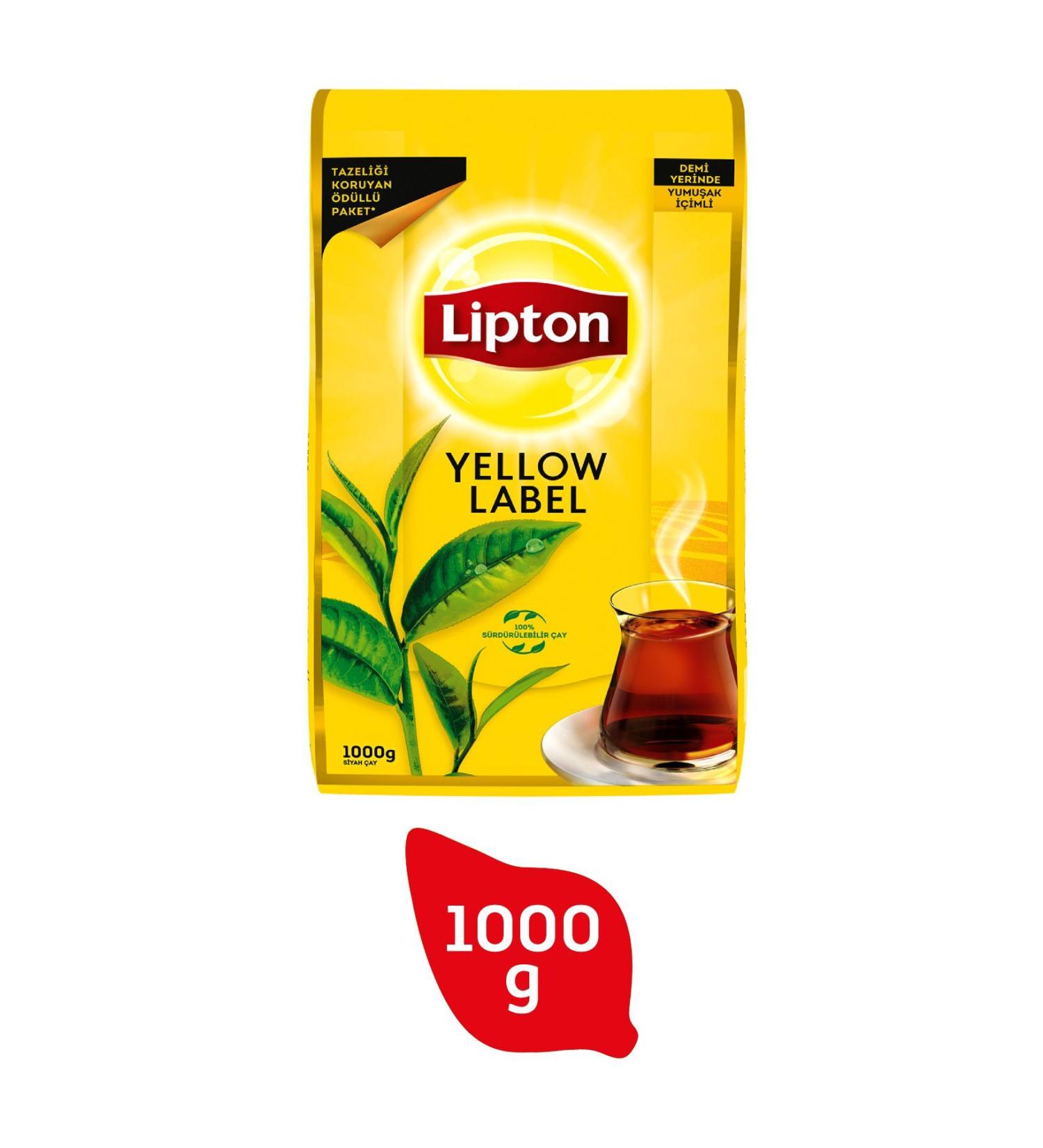 Lipton Yellow Label Loose Black Tea 1000 gr - Buy Online on GoSupps.com