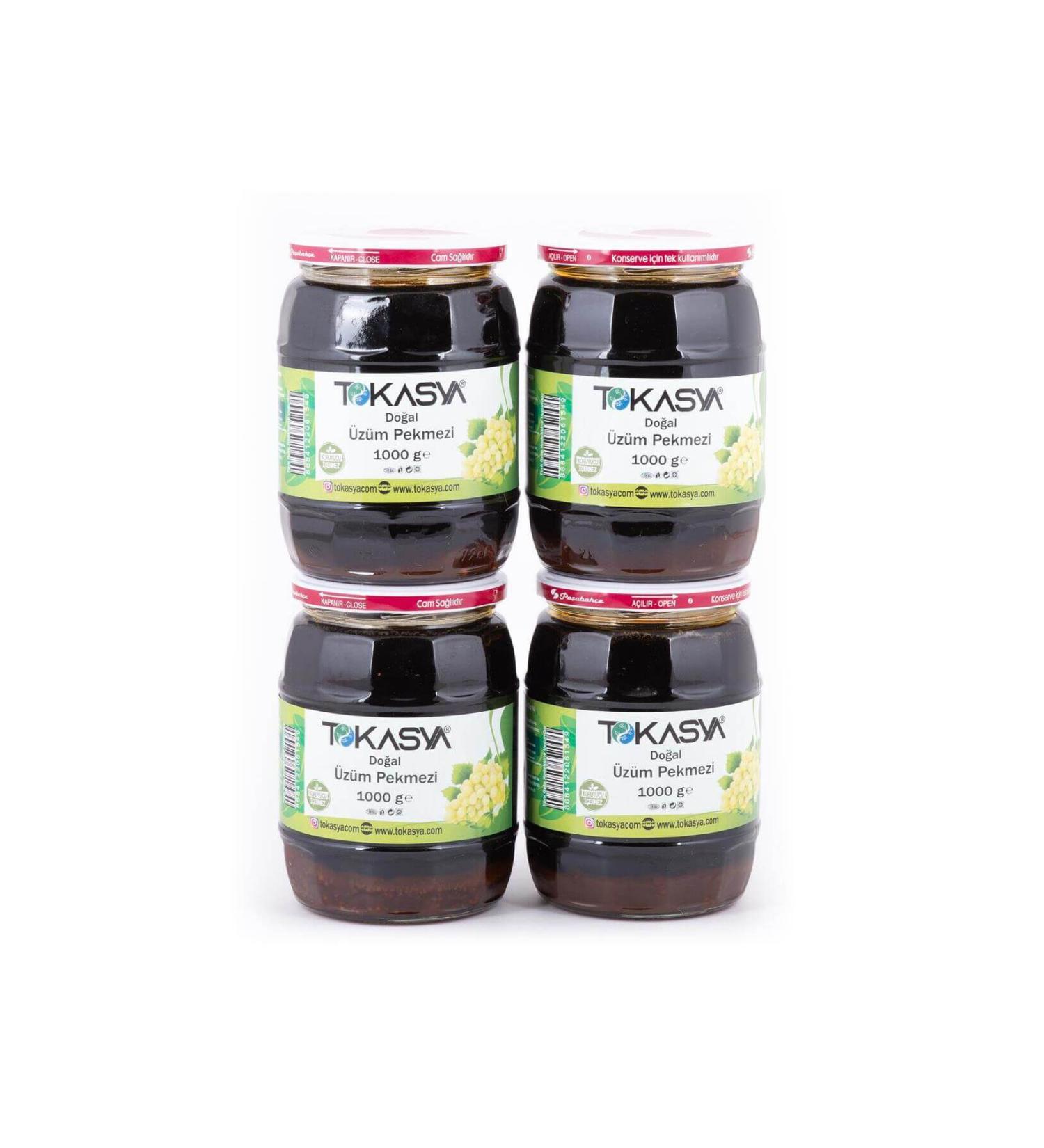 tokasya Natural Grape Molasses 1000 G (4 JAR)