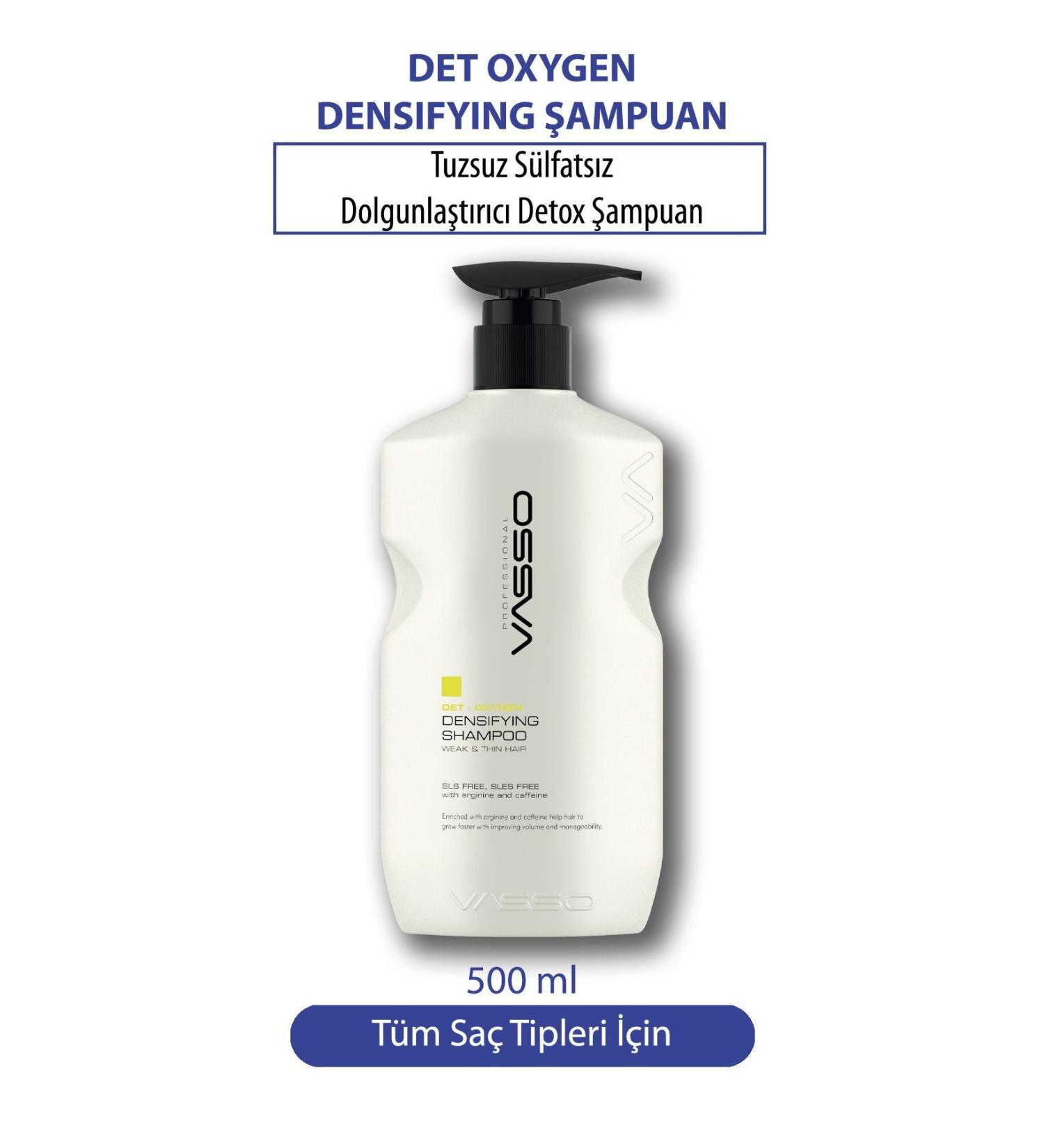 VASSO WOMEN Sulfate and Salt-Free Volumizing and Strengthening Shampoo for Fine and Weak Hair 500 ml - Buy Online on GoSupps.com