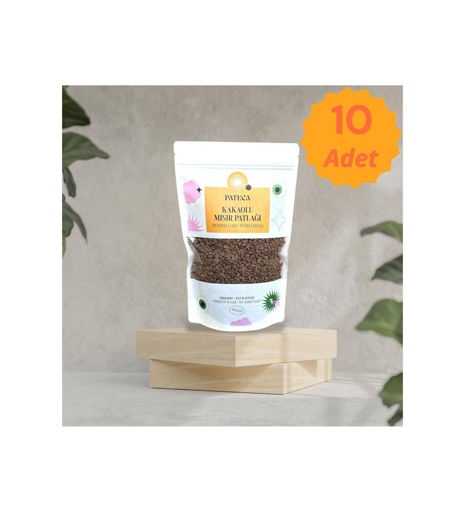 pateca Sugar-free Cocoa Popcorn 230g X10