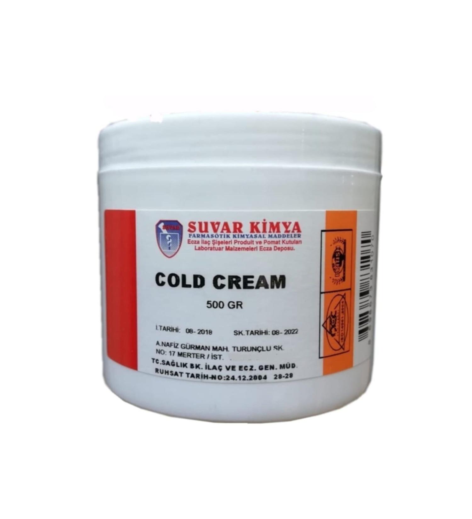 Suvar Kimya Cold Cream 500 gr (CREAM BASE)