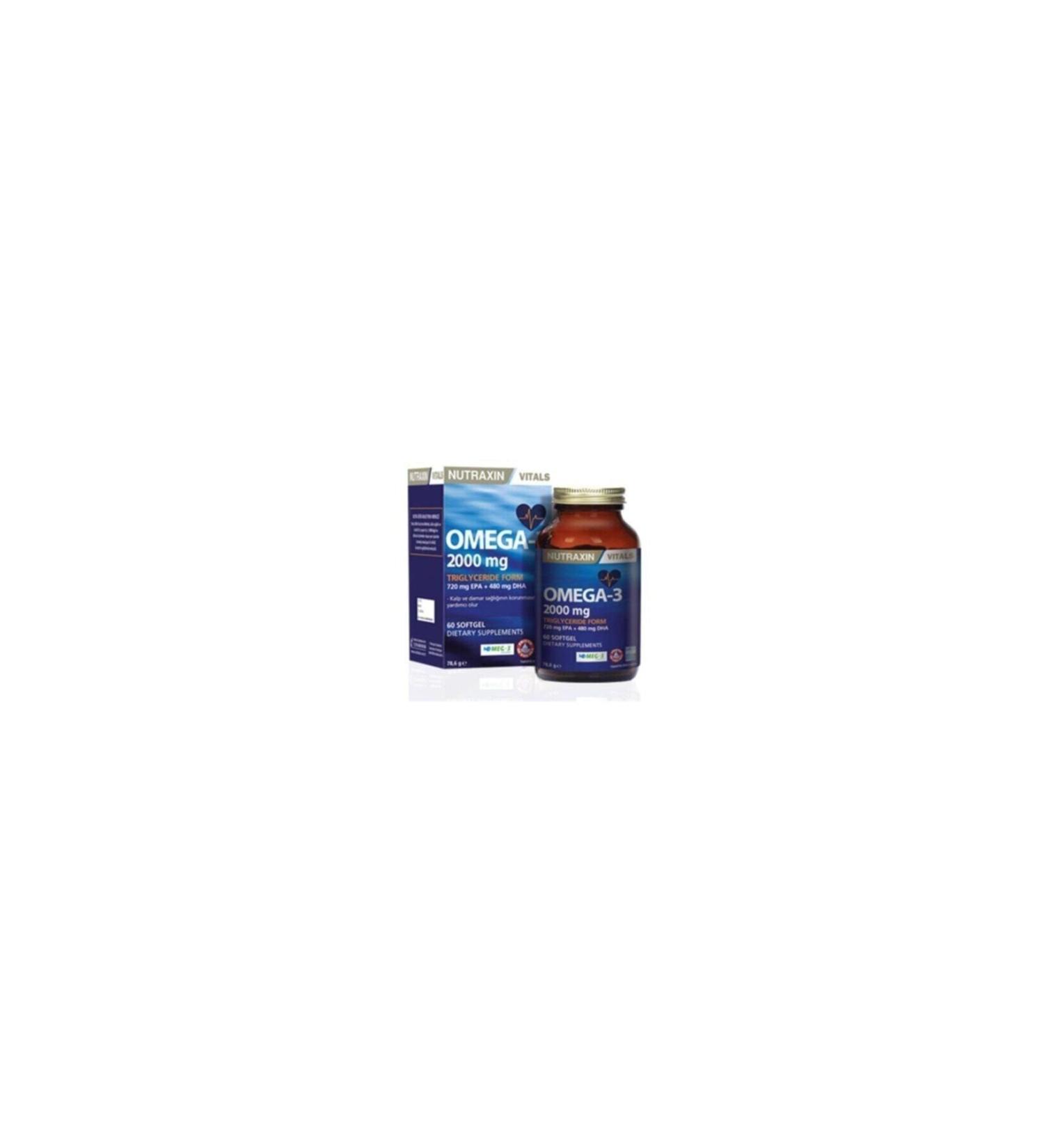 Nutraxin Omega-3 2000 Mg 60 Softgel