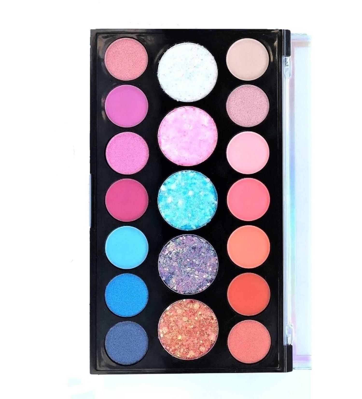 hbtasarim Rs 19 Eyeshadow Palette (5 Glitter + 7 Matte Eyeshadow + 7 Glitter Eyeshadow (clup Eyeshadow)
