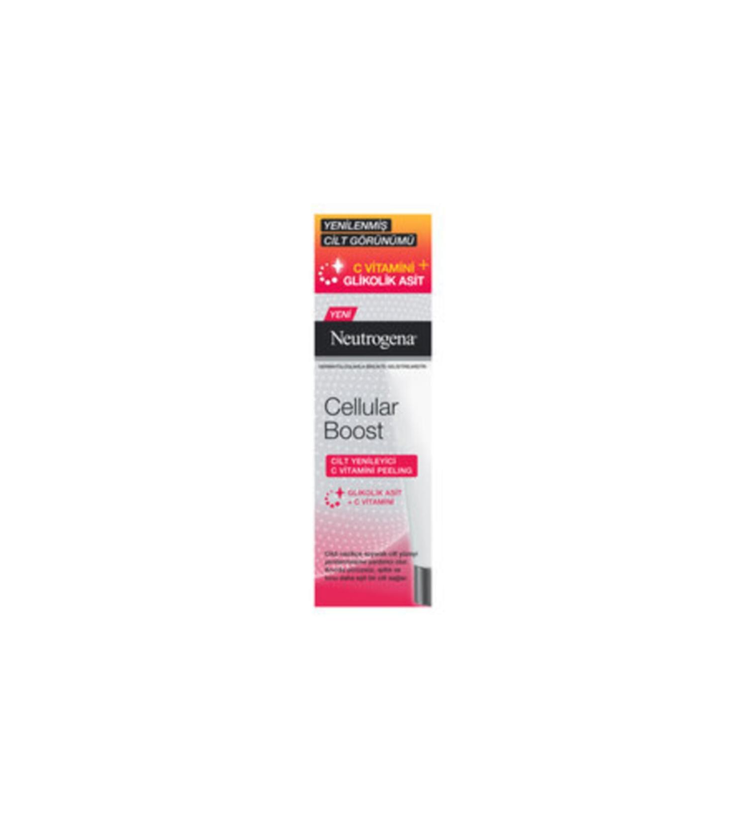 Neutrogena Cellular Boost Peeling with Vitamin C 75 ml