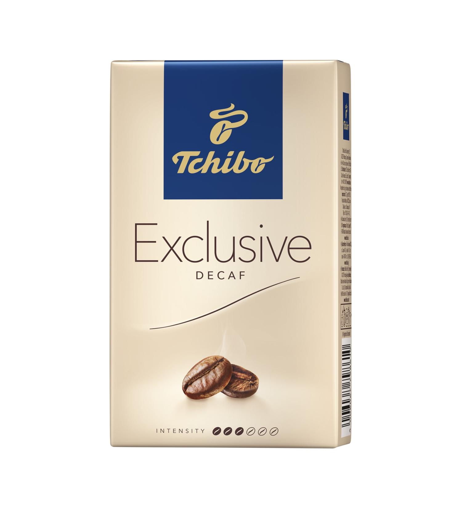 Tchibo Exclusive Decaf Decaffeinated Ground Filter Coffee 250g