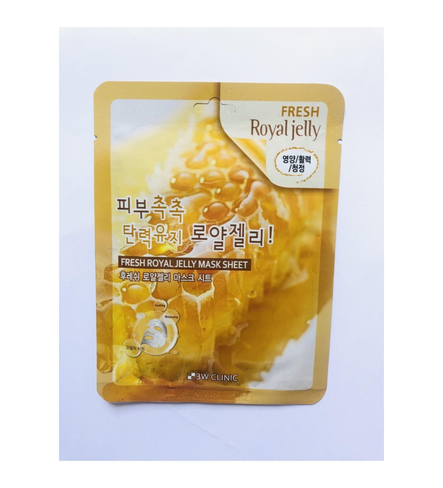 3W CLINIC Fresh Royal Jelly Face Mask