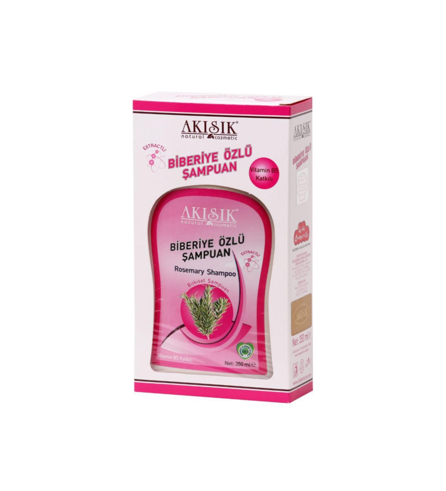 Ak k Rosemary Essence Herbal Shampoo with Vitamin B5 350ml.