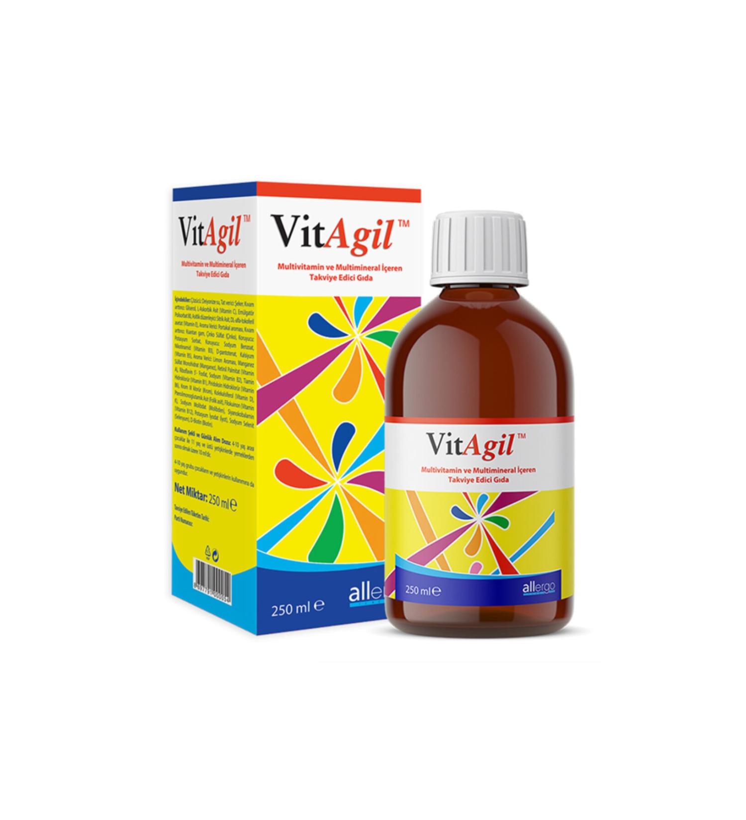 Vitagil Allergo Multivitamin & Multimineral Syrup 250 Ml