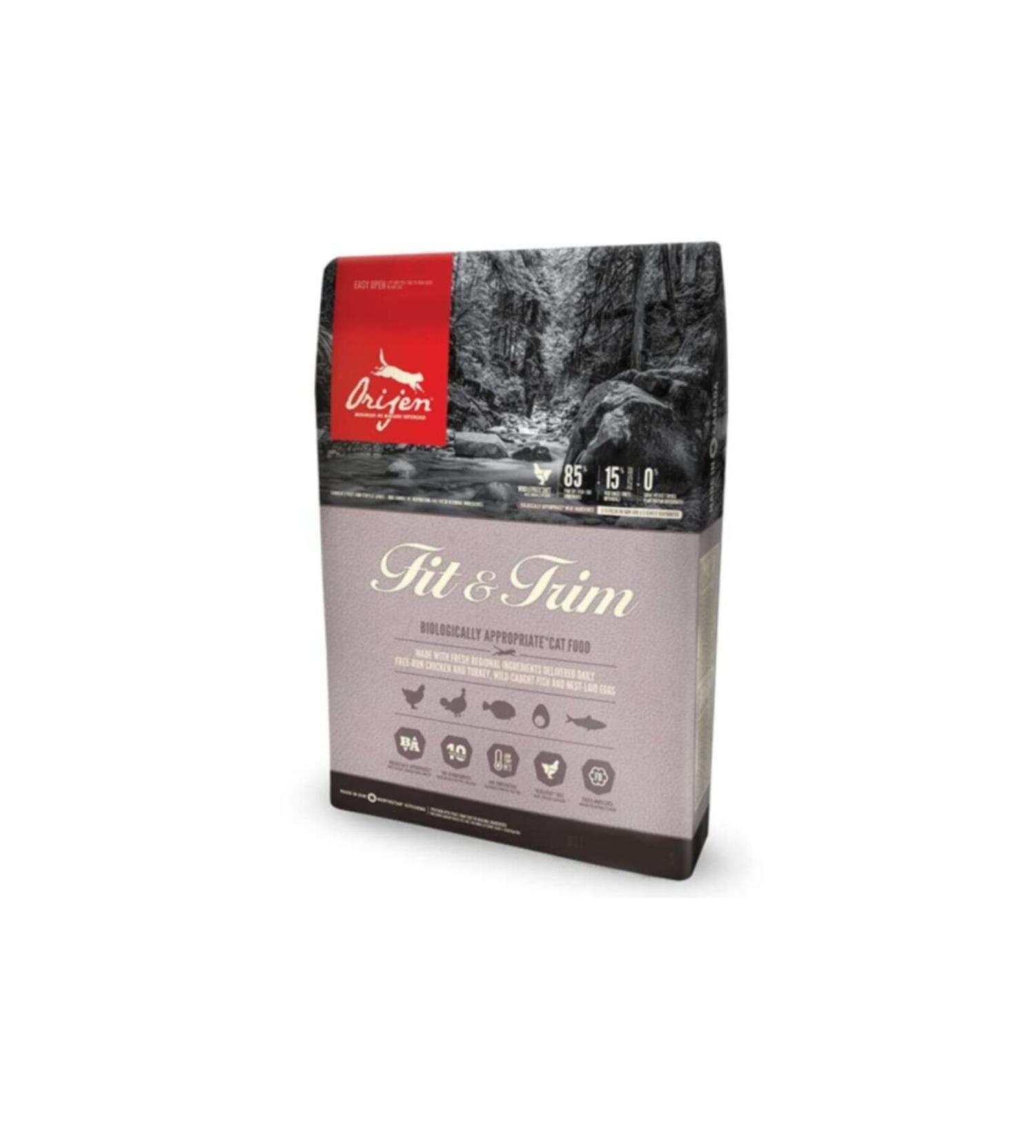 Orijen Fit Trim Grain-Free Adult Cat Food for Overweight Cats 1.8 kg