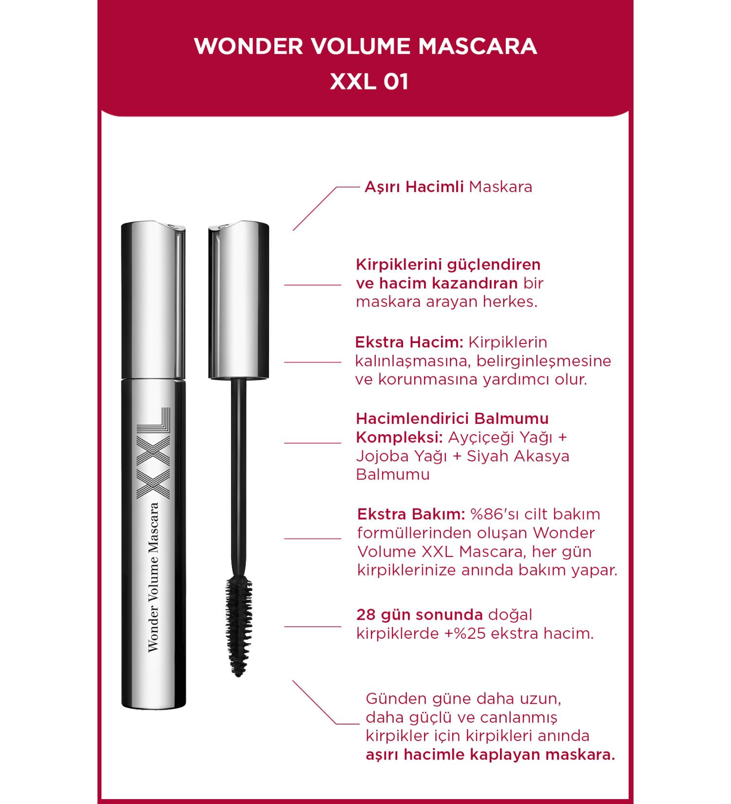 Clarins Wonder Volume Mascara XXL 8ml