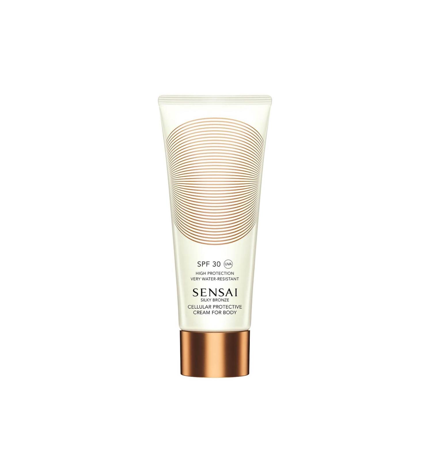 Sensai Silky Bronze Cream For Body Spf 30 - Waterproof Sunscreen Without White Residue SPF30 / 150ml