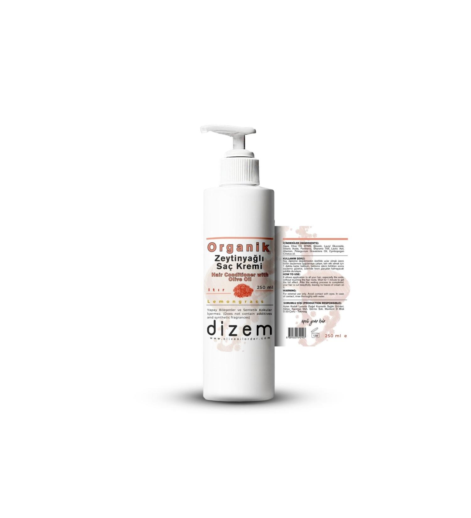 Dizem Organic Olive Oil Hair Care Cream 250 ML