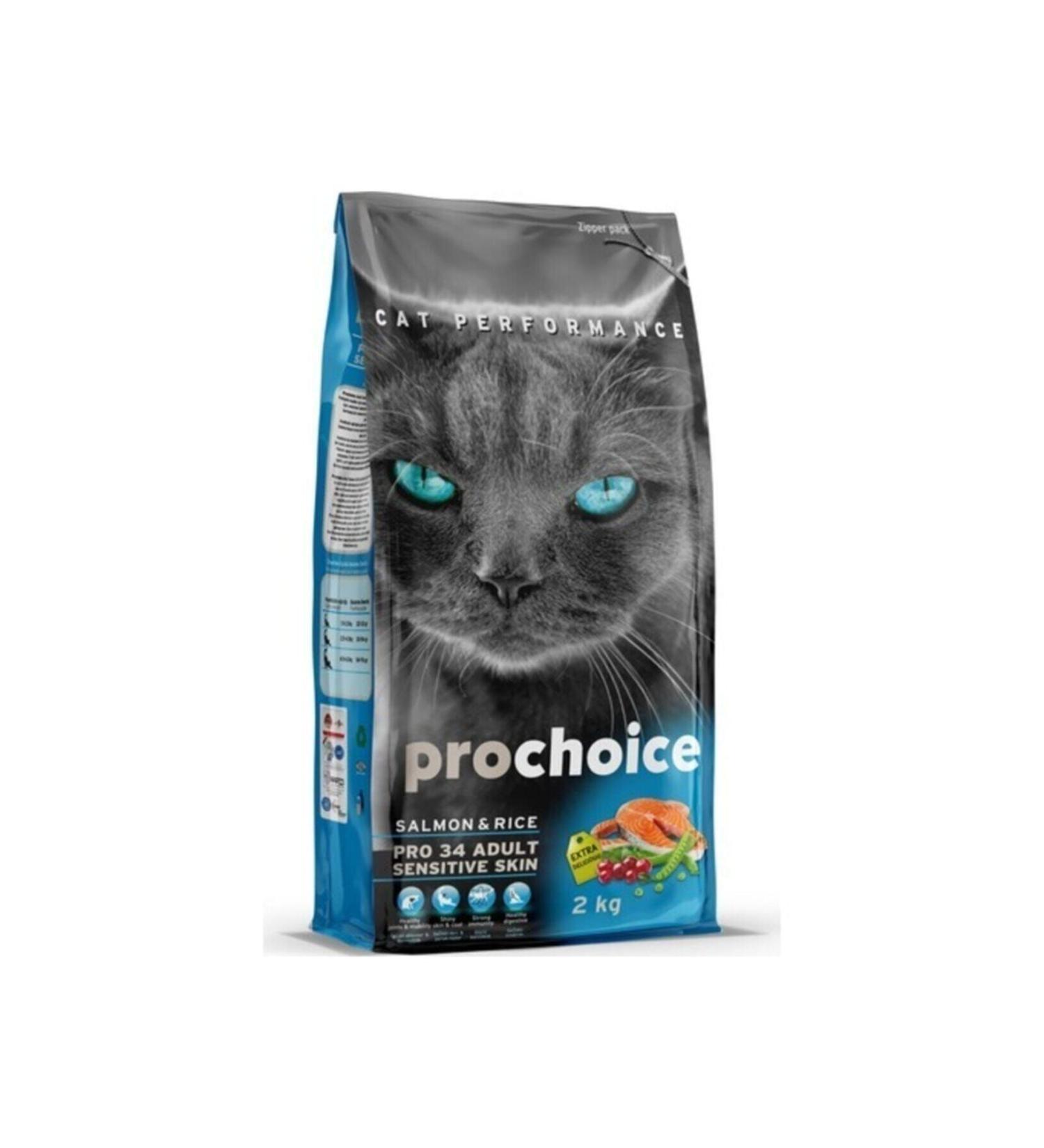 Pro 34 Adult Salmon Cat Food 2 kg