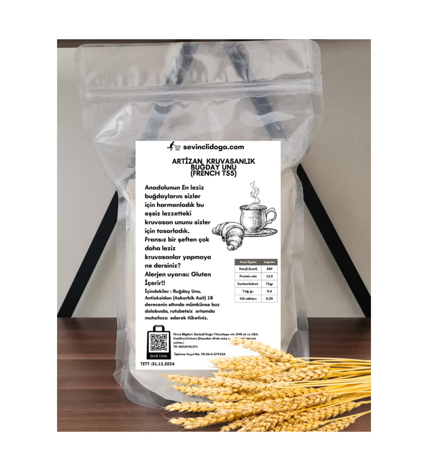 Joyful Nature 2 KG ARTIZAN CROISSANT WHEAT FLOUR (FRENCH T55) - Buy Online on GoSupps.com