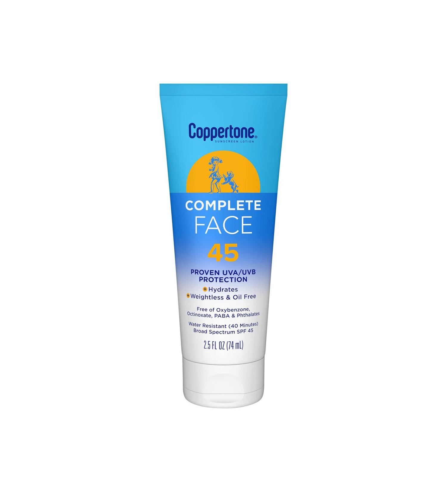 Coppertone Complete Face 45 Spf 74 ml